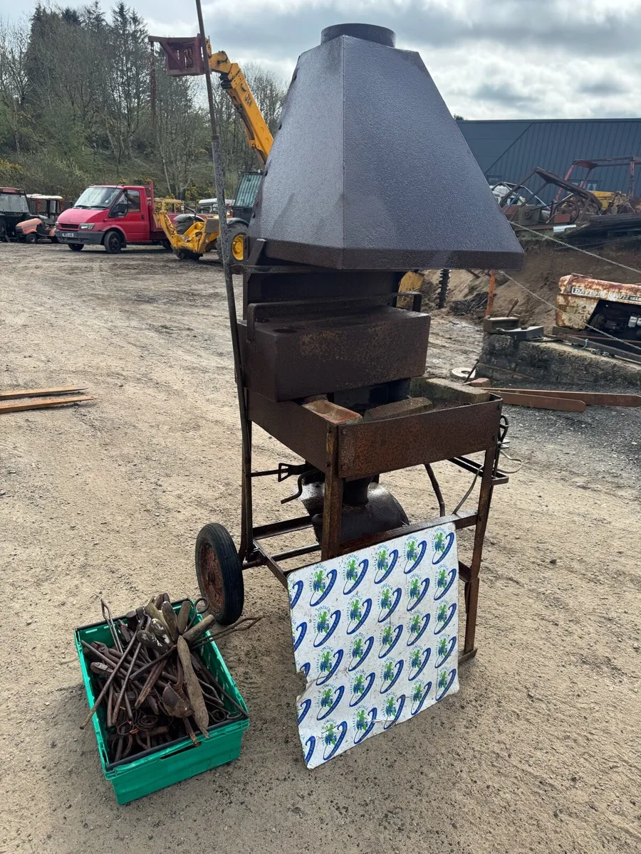 Vintage Blacksmith Forge & Tools - Image 1