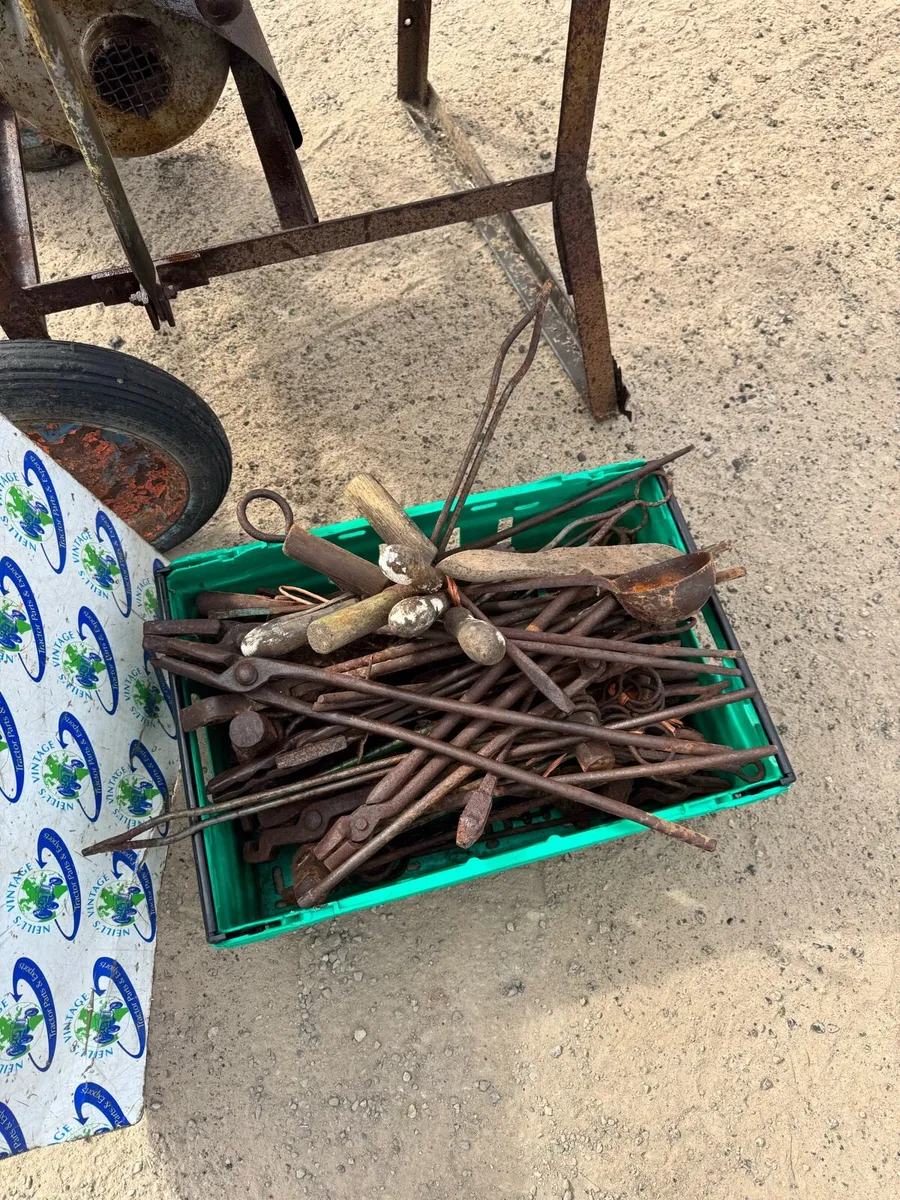 Vintage Blacksmith Forge & Tools - Image 4