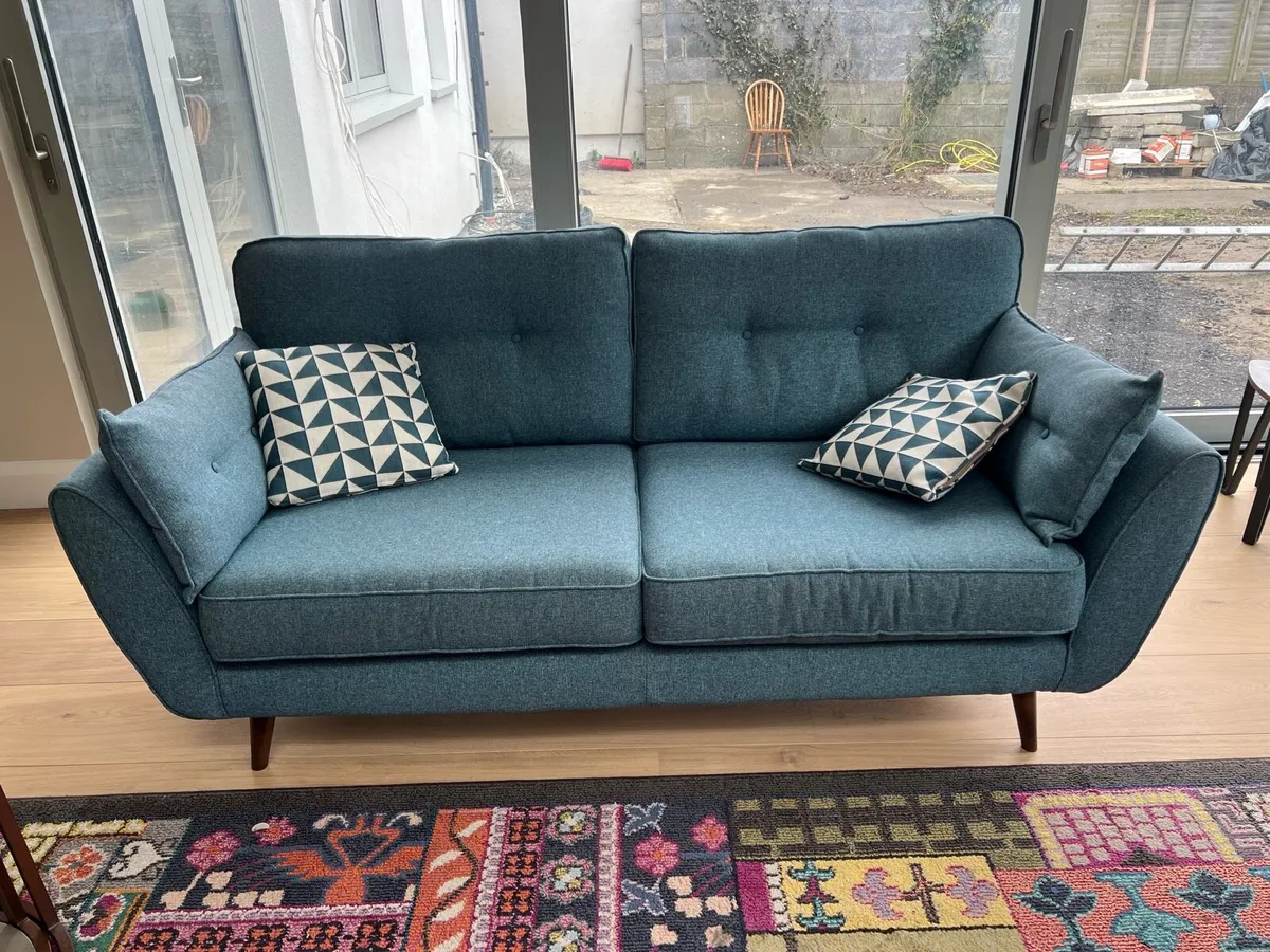 DFS French connection sofas - matching 2 &3 seater - Image 1