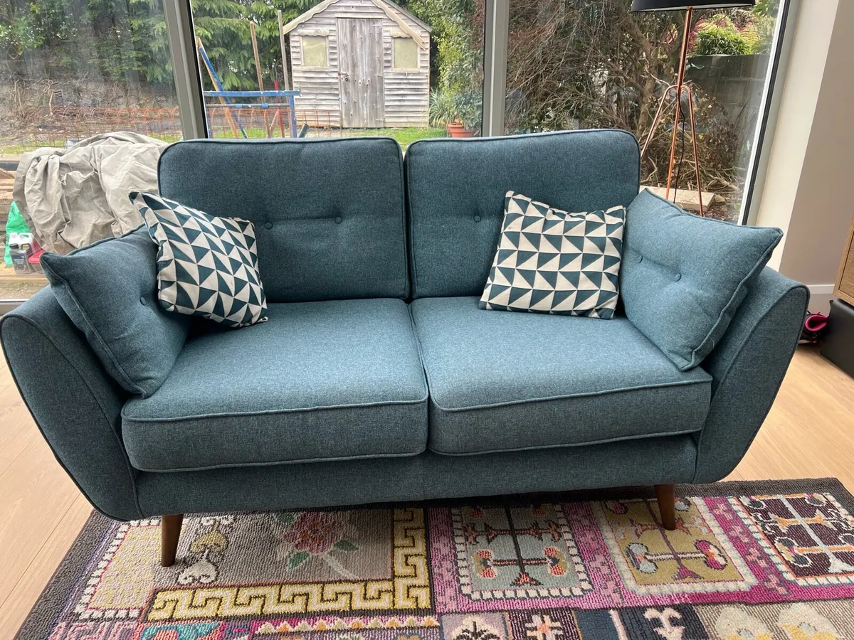DFS French connection sofas - matching 2 &3 seater - Image 2