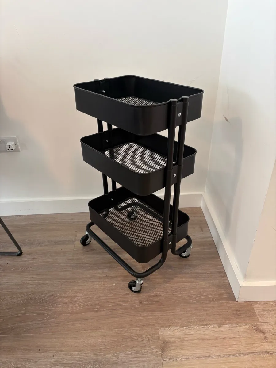 Ikea black trolley for sale - Image 1