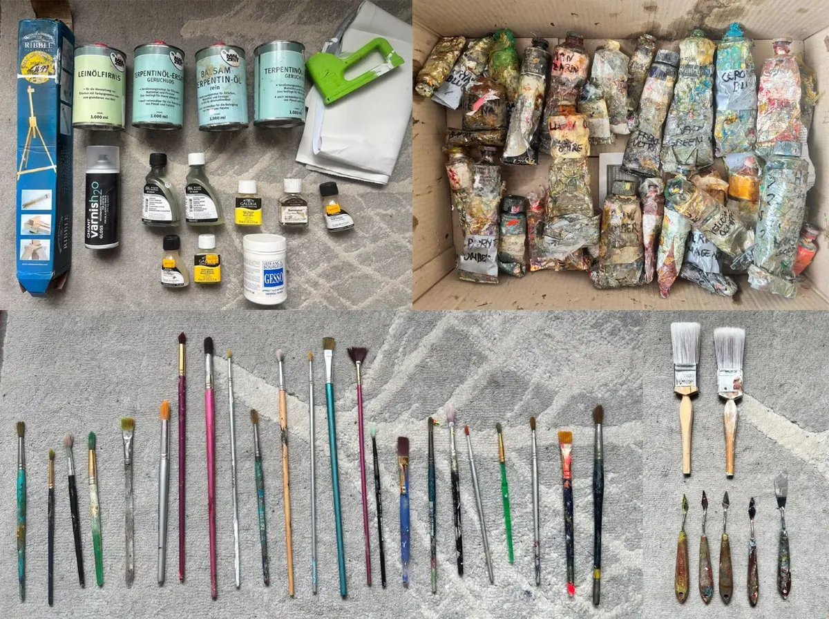 Oil Painting Studio Bundle – Complete Artist Setup - Image 1