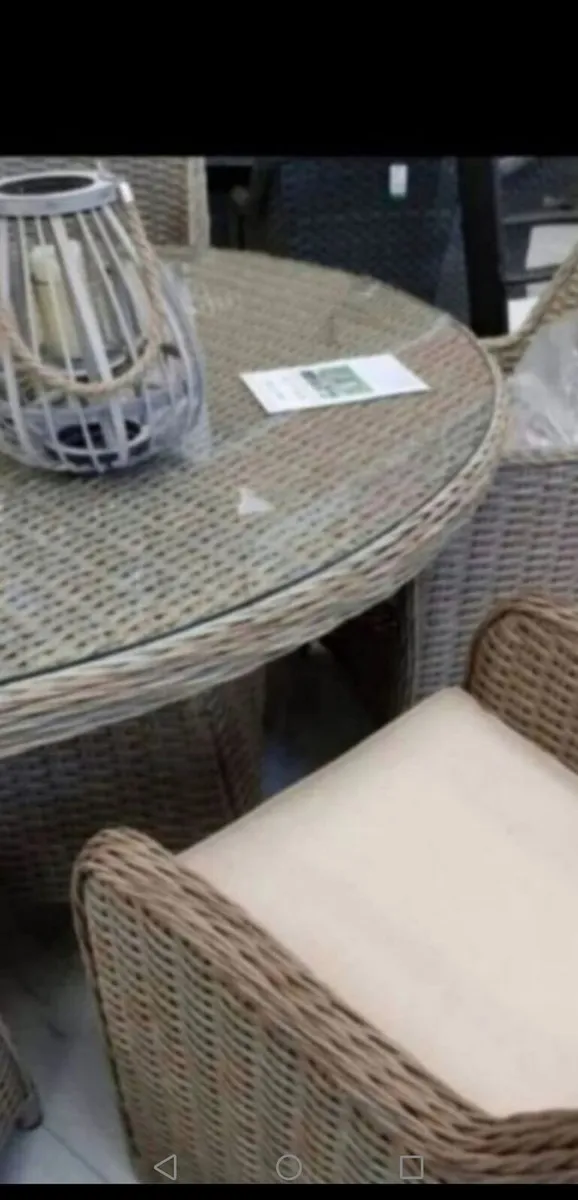 *CLEARANCE* Brand New Basket Rattan 6 Seater Set - Image 2