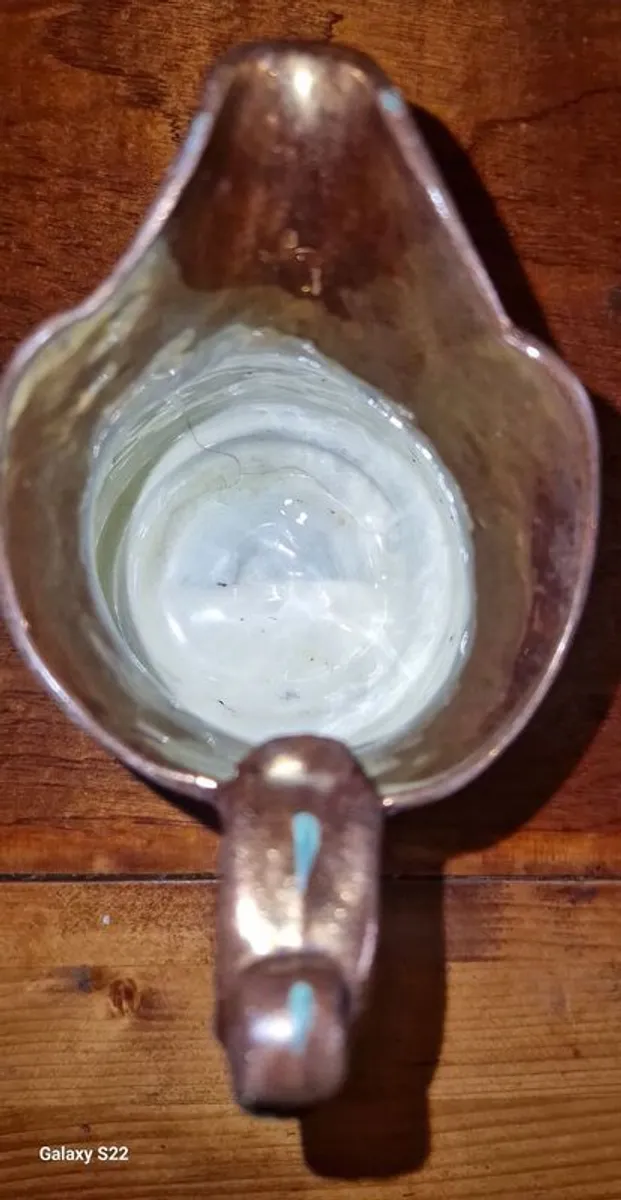 Pair of Genuine Antique Staffordshire Copper Lustre Jugs (c.1850) - Image 3