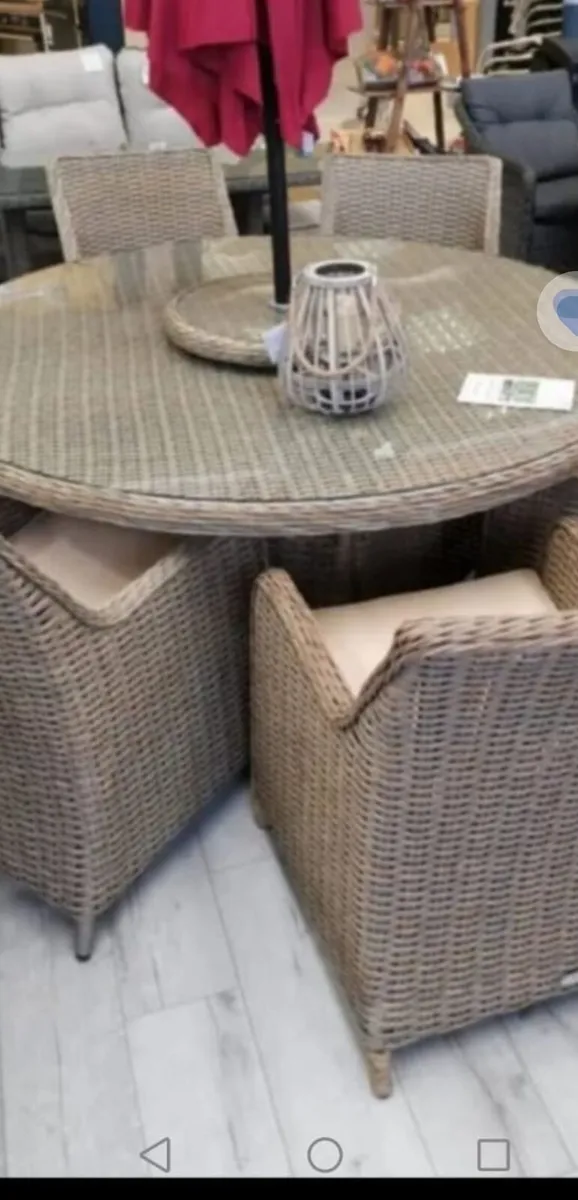 *CLEARANCE* Brand New Basket Rattan 6 Seater Set - Image 1