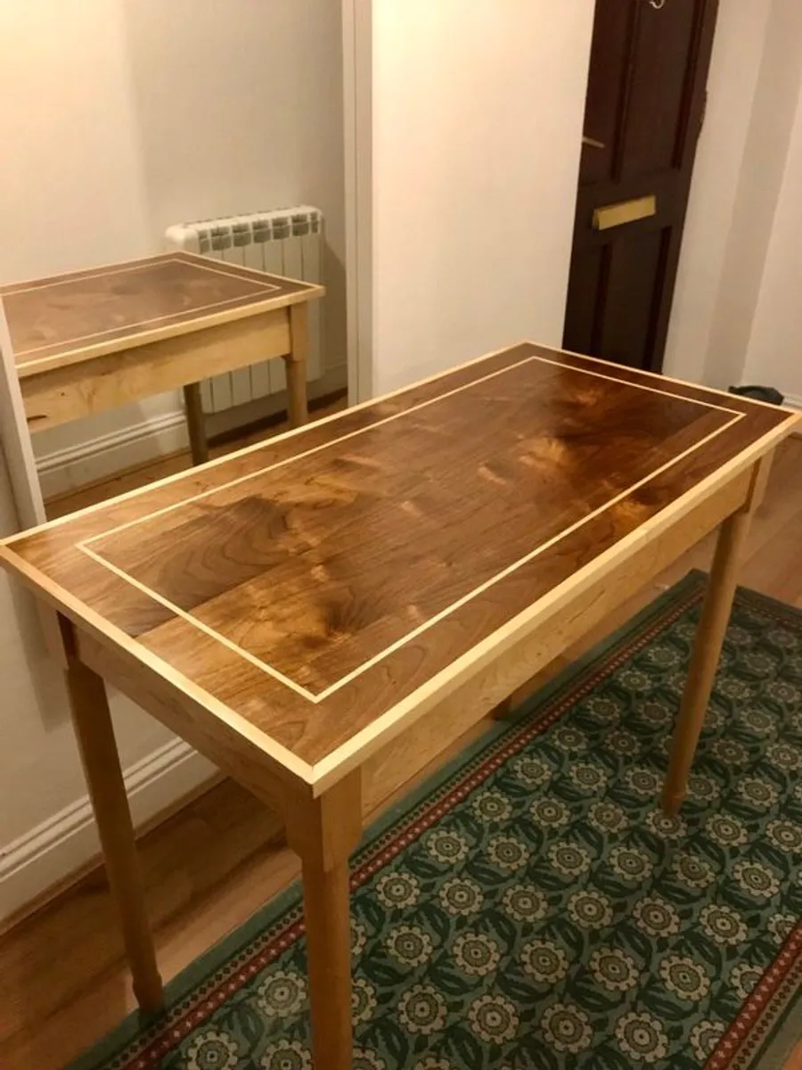 Maple & Walnut Table | Handmade in Ireland - Image 1