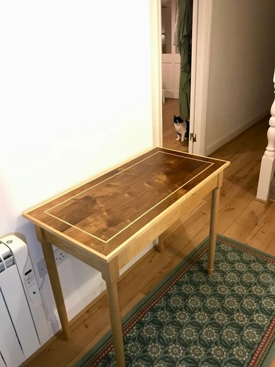 Maple & Walnut Table | Handmade in Ireland - Image 2