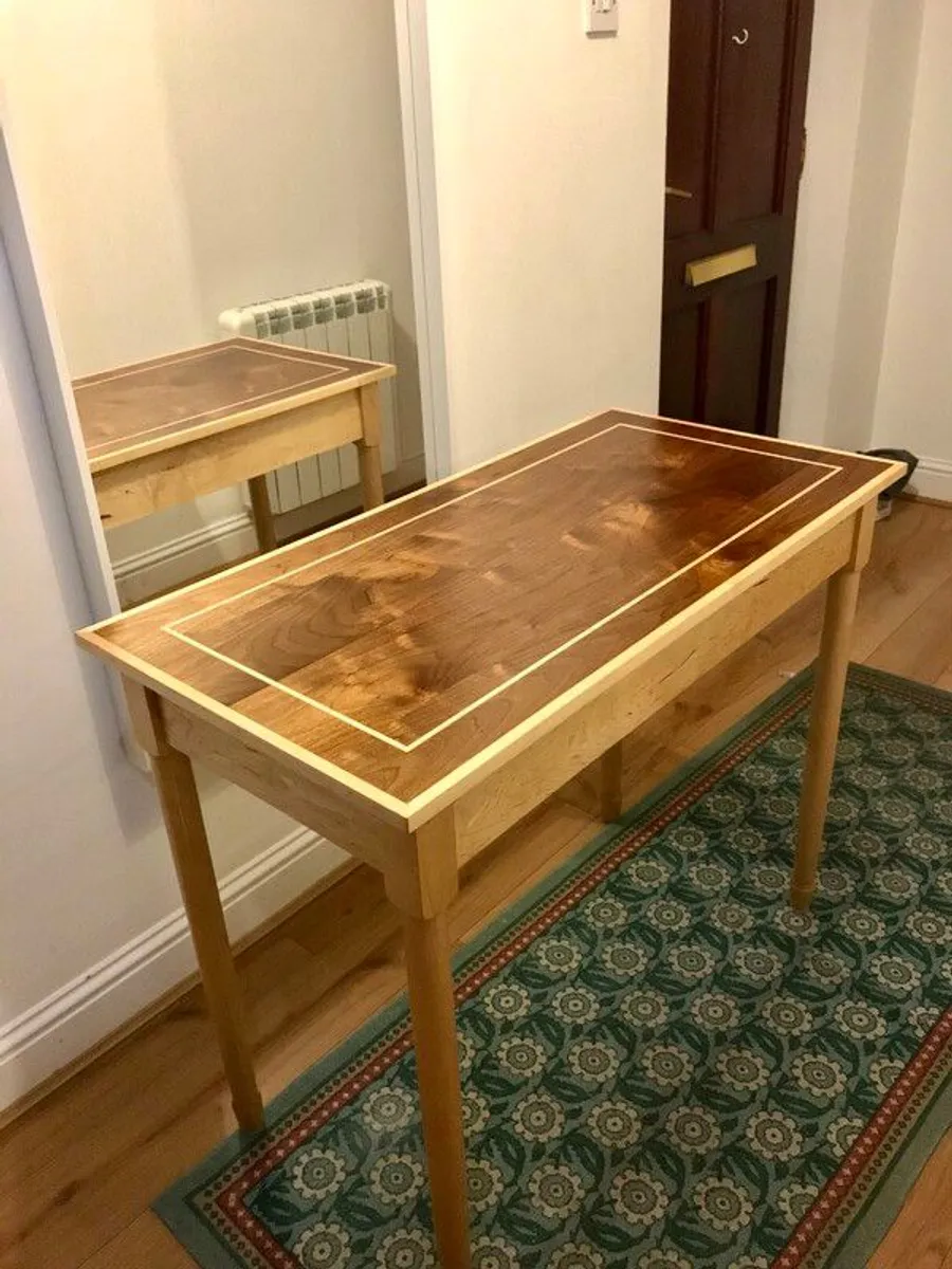 Maple & Walnut Table | Handmade in Ireland - Image 3