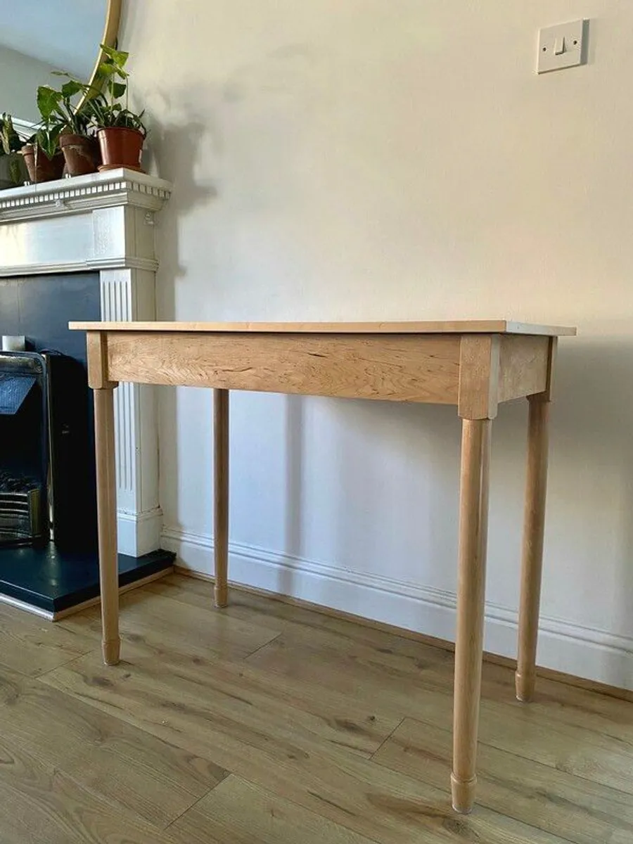 Maple & Walnut Table | Handmade in Ireland - Image 4