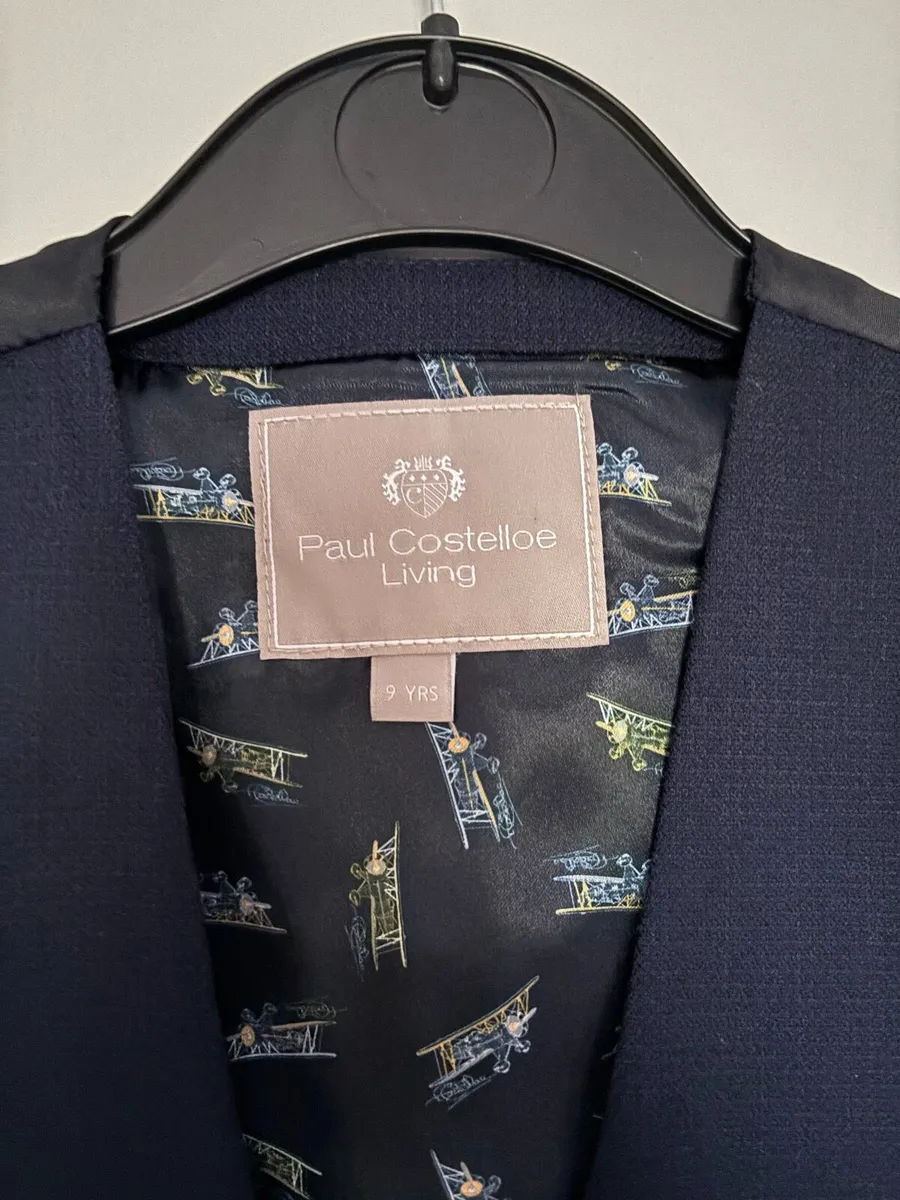 Paul Costello Navy Boys 3 piece suit Age 9 - Image 2