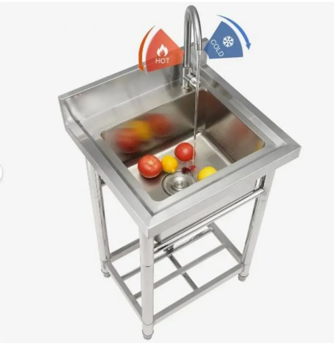 Stainless Steel Utility Sink - Image 1