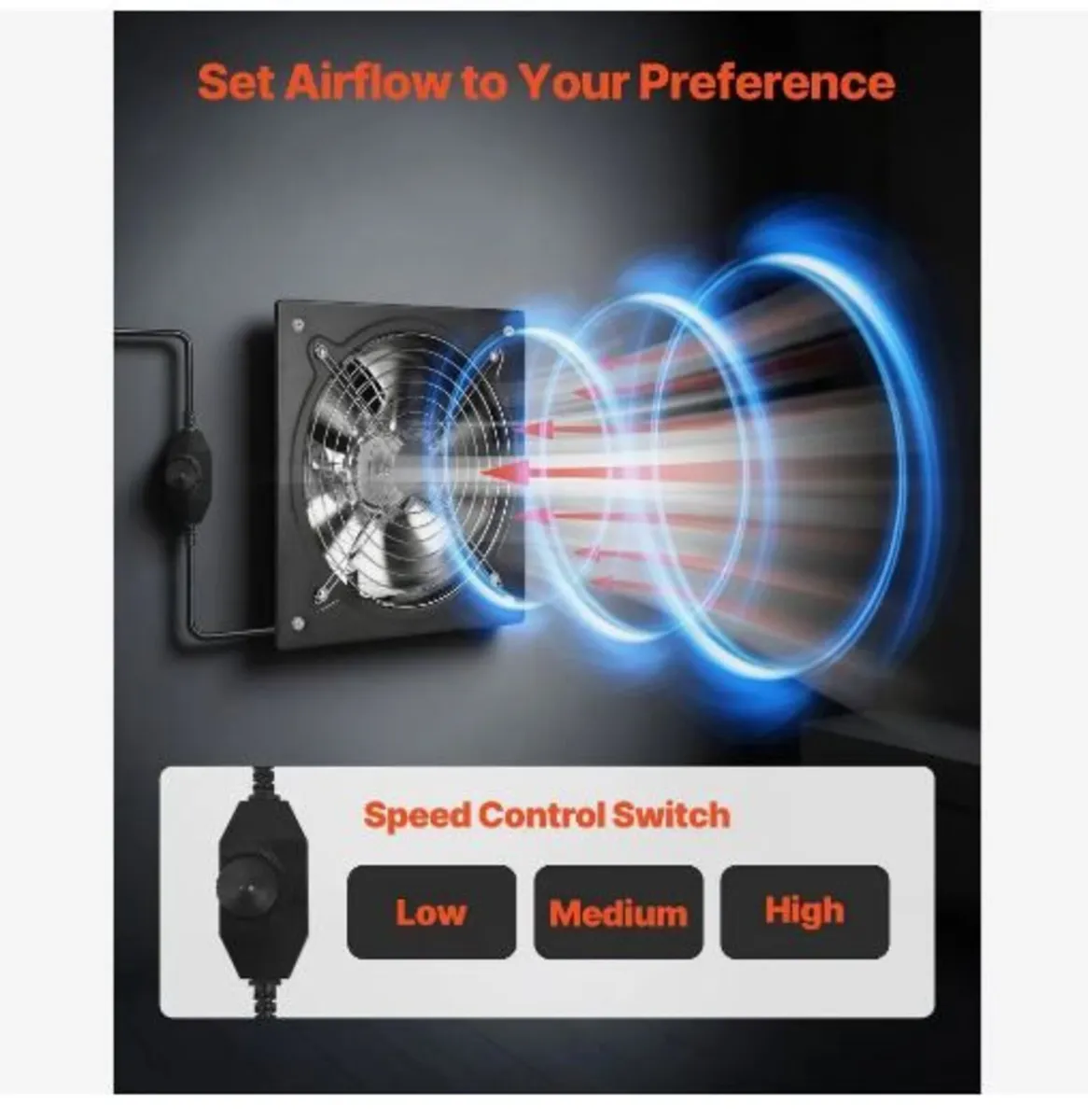 30.5 cm Exhaust Fan, 1558 CFM High Velocity - Image 4