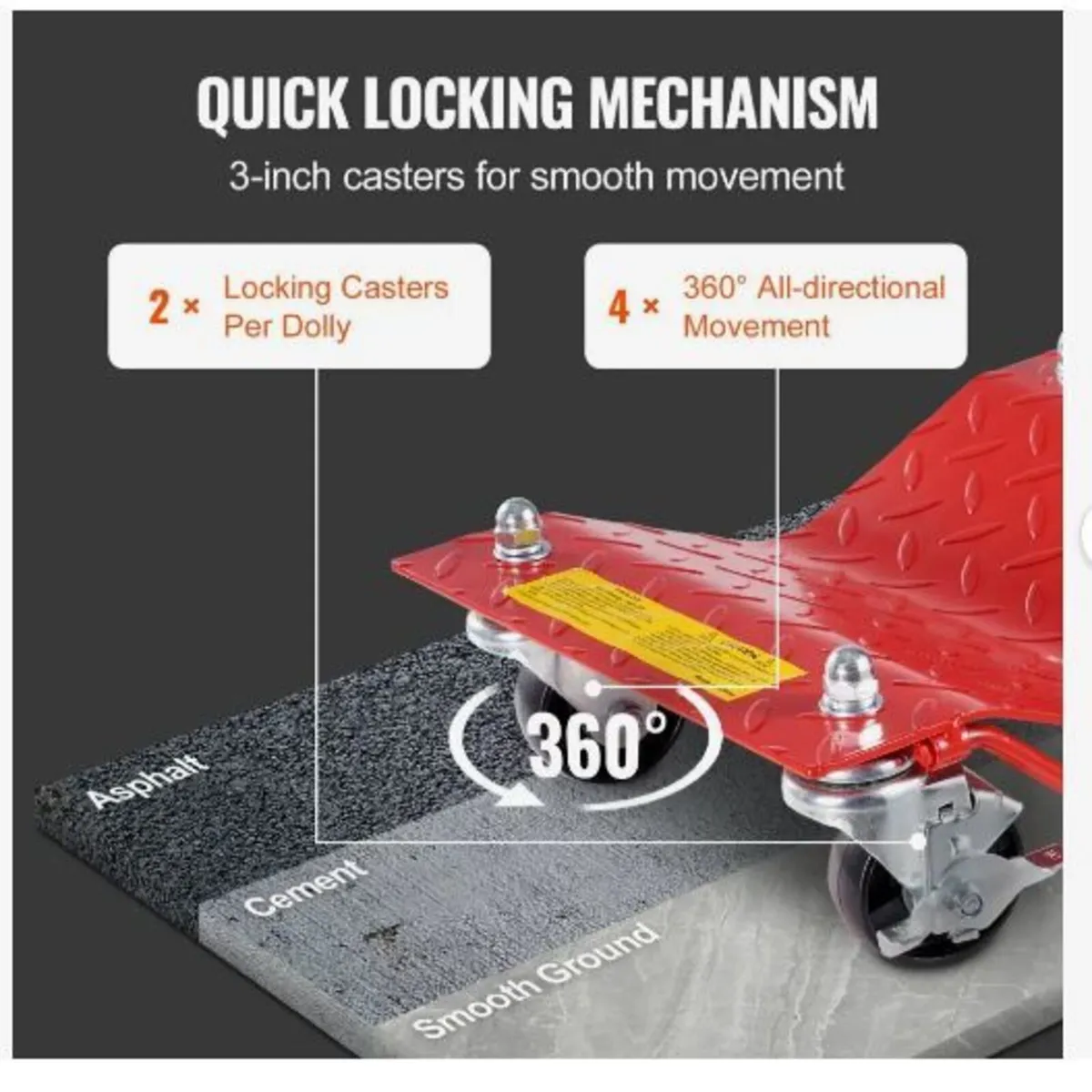 Wheel Dolly, 8000 lbs Capacity - Image 2