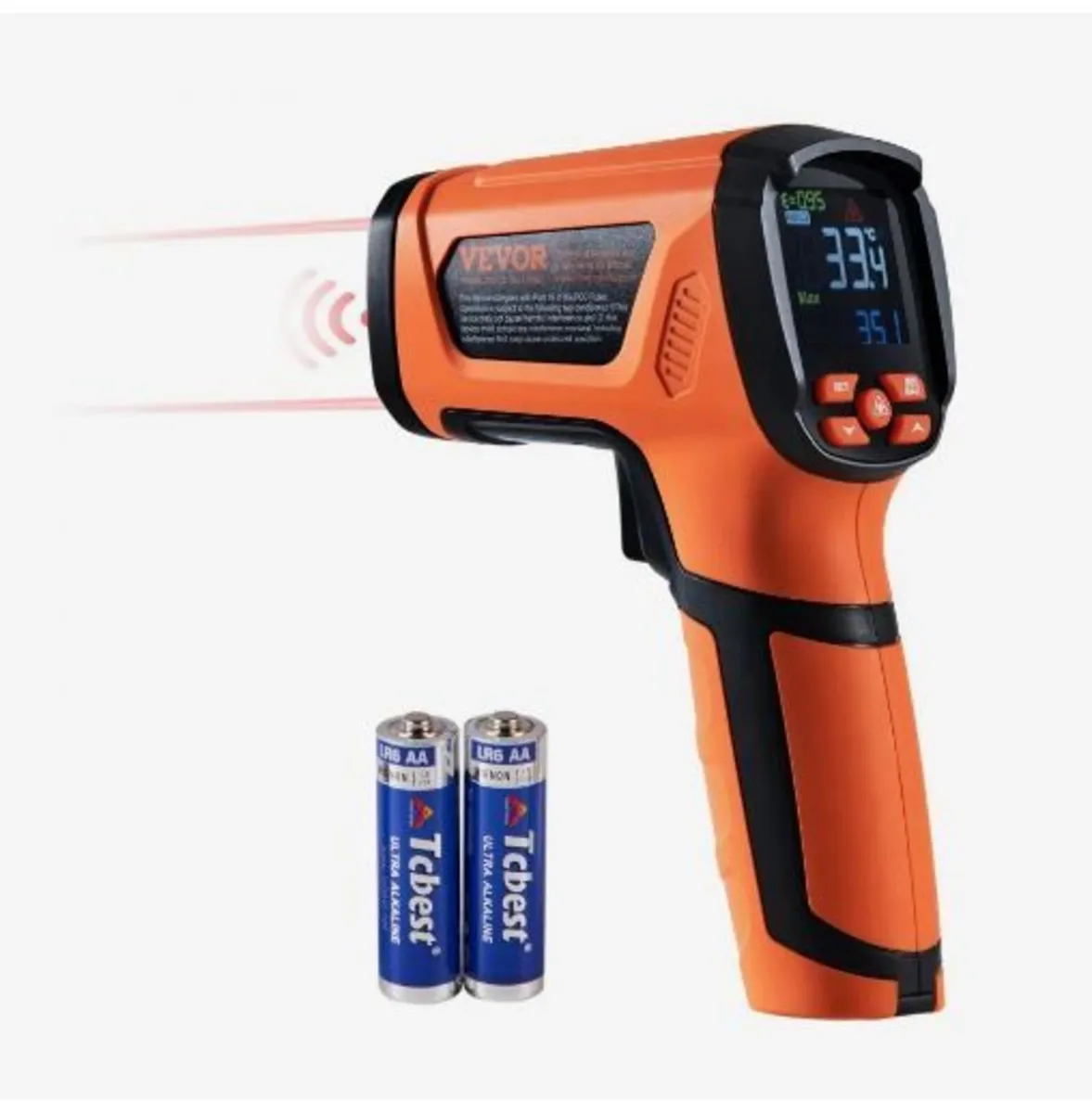 Infrared Thermometer, -40~2732°F Dual Laser - Image 1