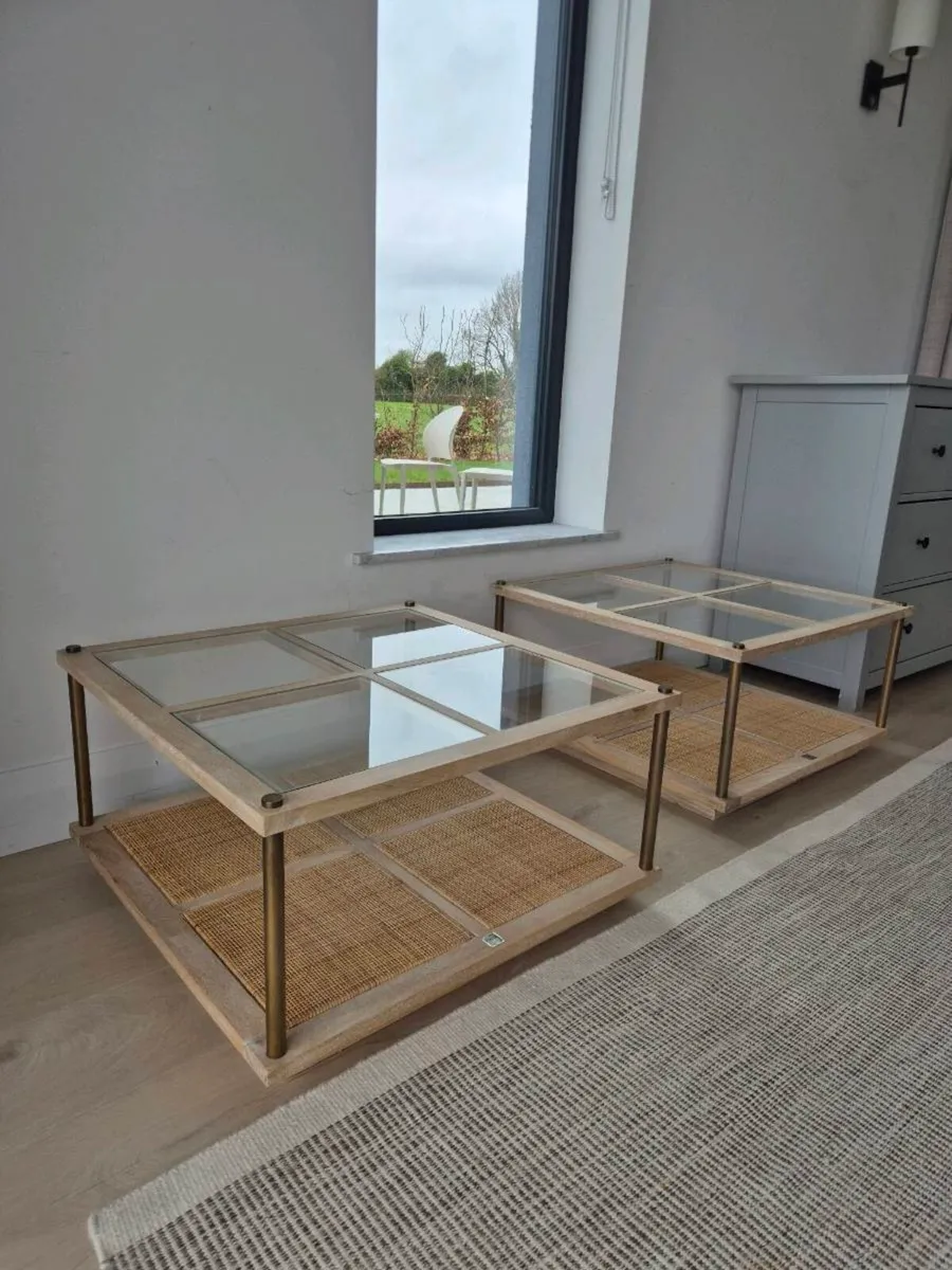 Riviera Maison Coffee Tables – Set of 2 - As New - Image 3