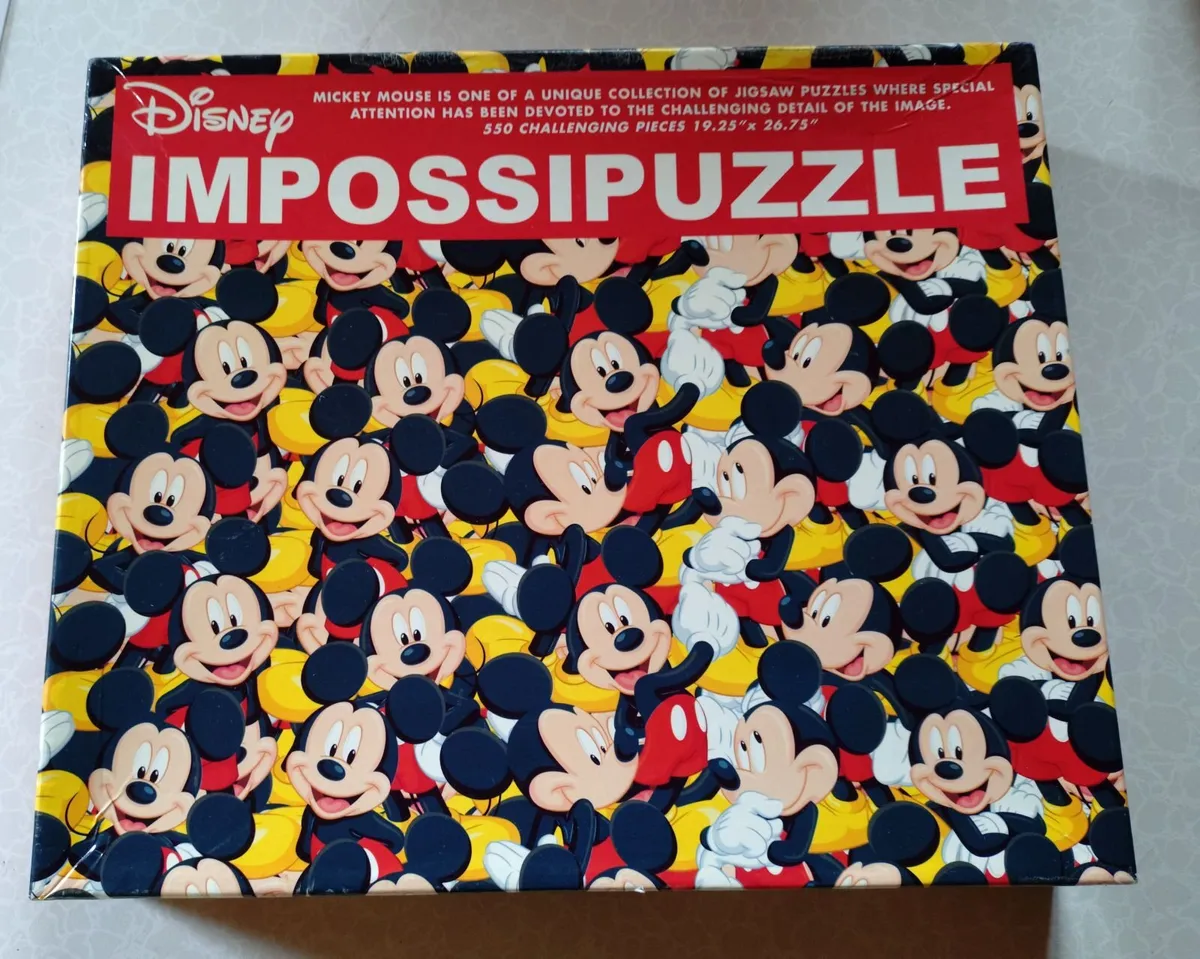 Mickey Mouse Jigsaw Puzzle (550 Pieces) Used. - Image 1