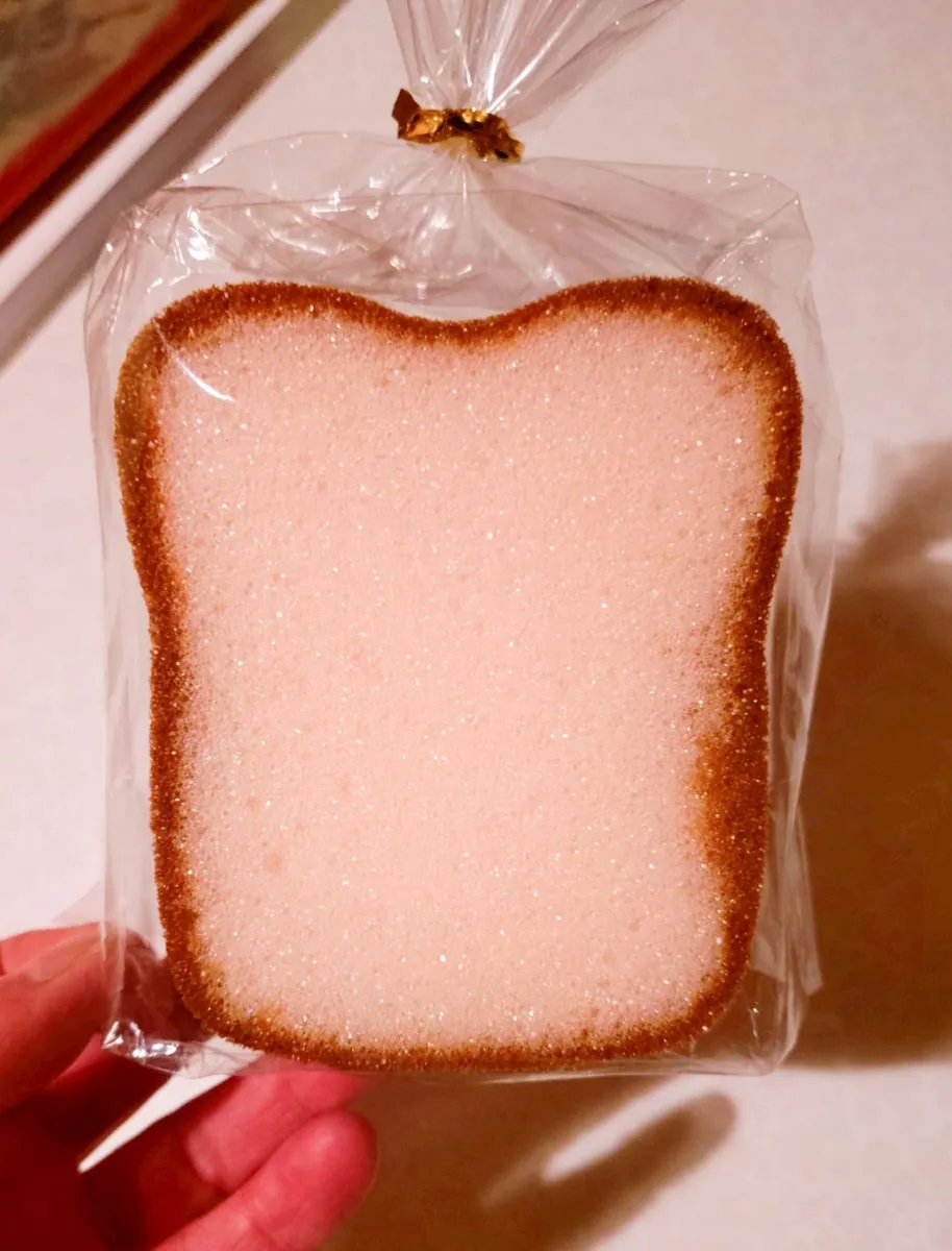 3 Kitchen Sponges (look Like Slices Of Bread) New. - Image 3