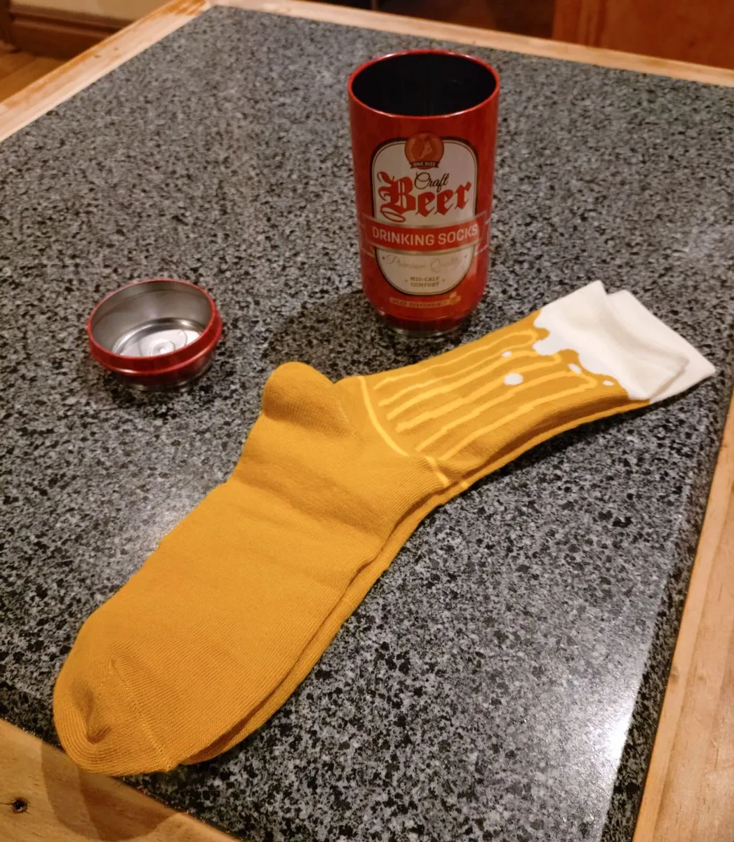 Drinking Socks In A Tin/can (brand New). - Image 3