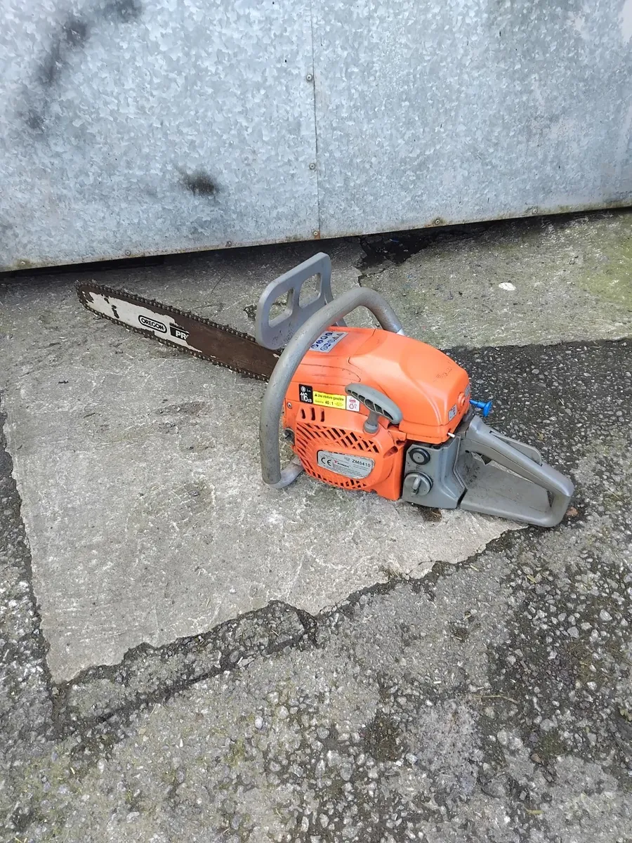 2018 zm5410 chainsaw running very well - Image 3