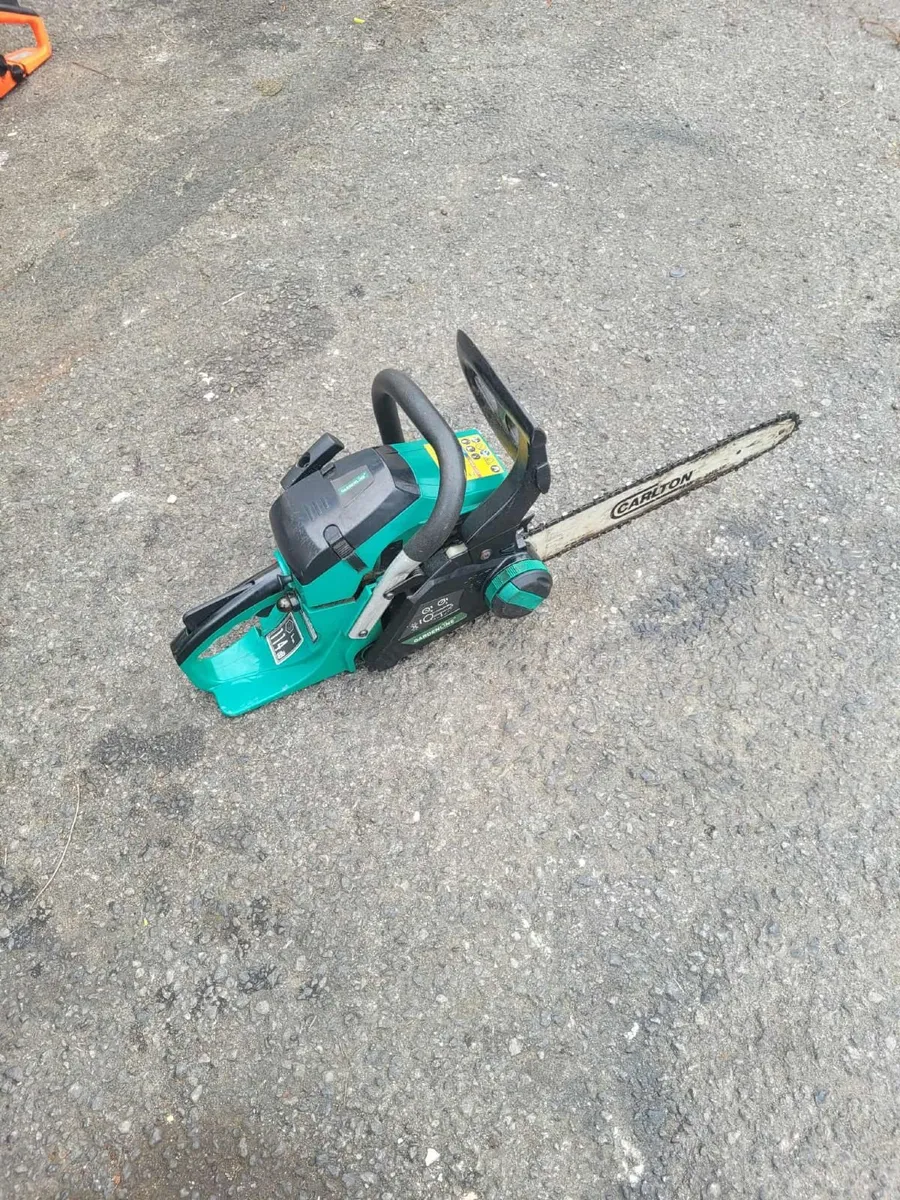 2019 gardenline 41cc chainsaws running well - Image 3