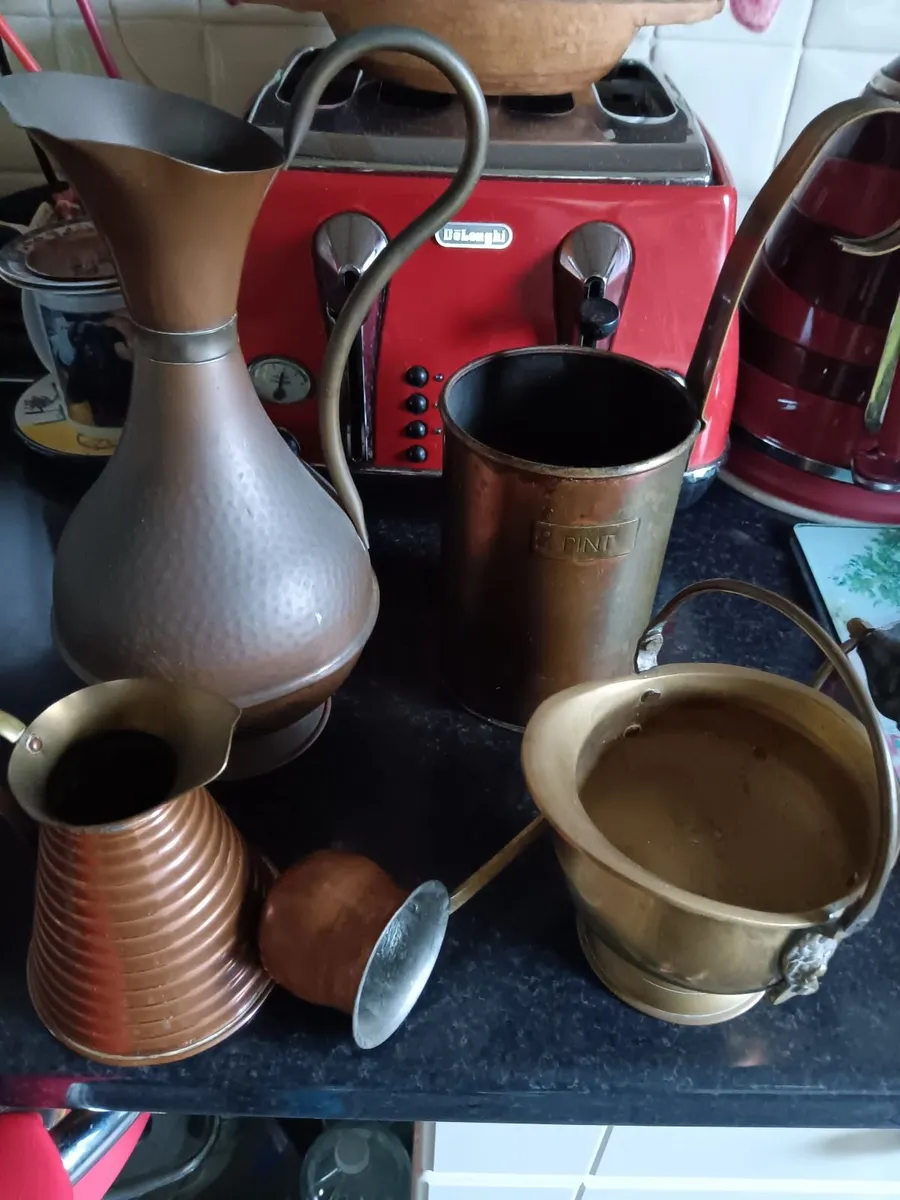 Vintage copper and brass - Image 2