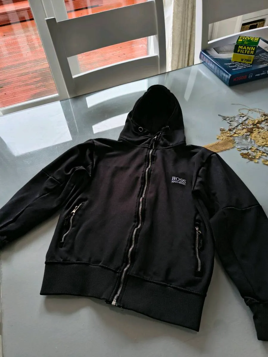 Boss black hoodie - Image 2