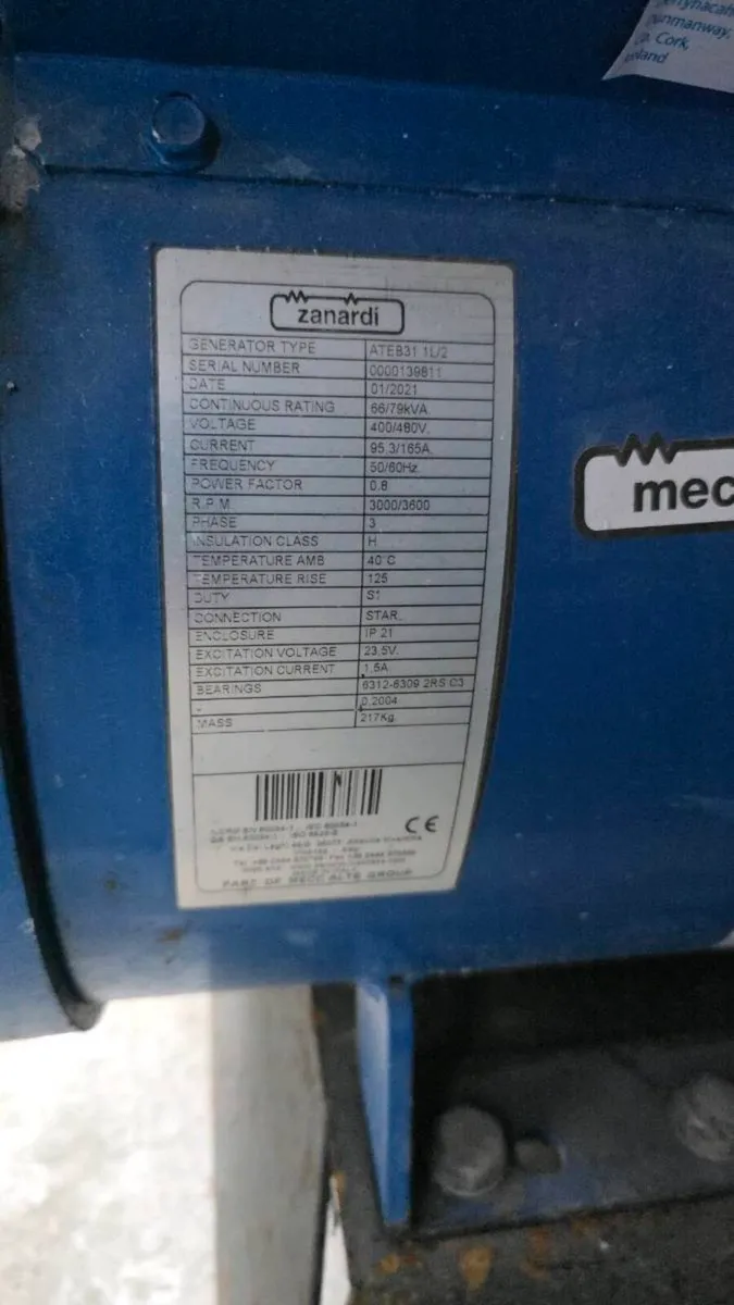 66 KVA 3phase PTO generator - Image 4