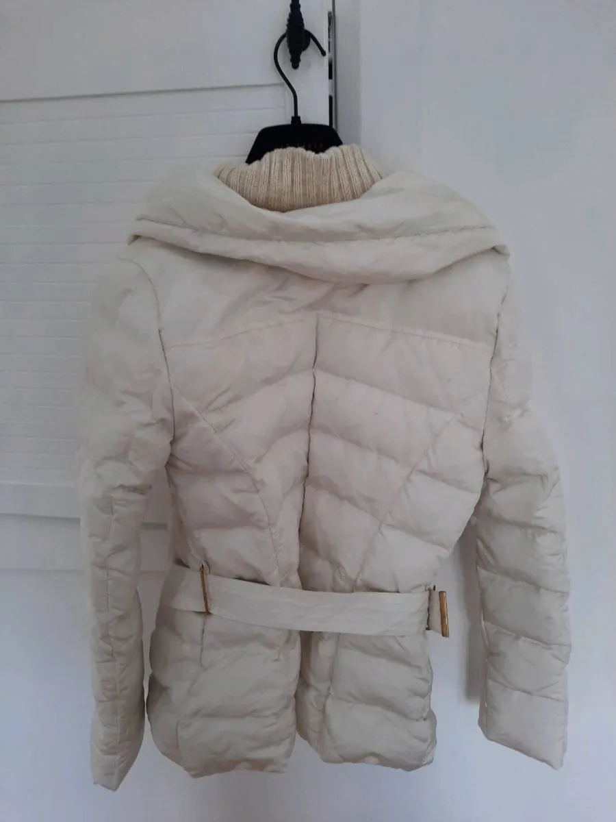 Zara feather Coat - Image 2