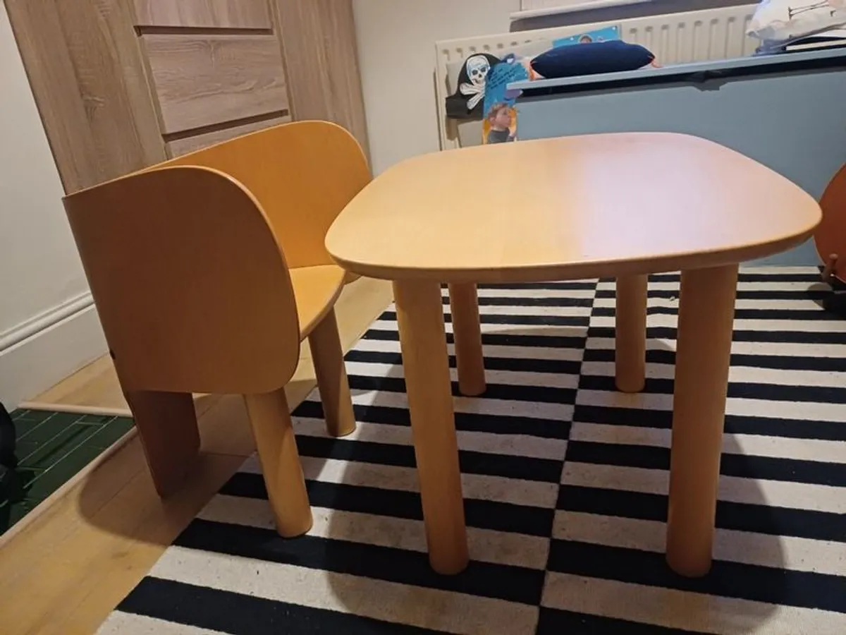 Designer Kids table and  elephant chair by Danish brand EO - Image 4