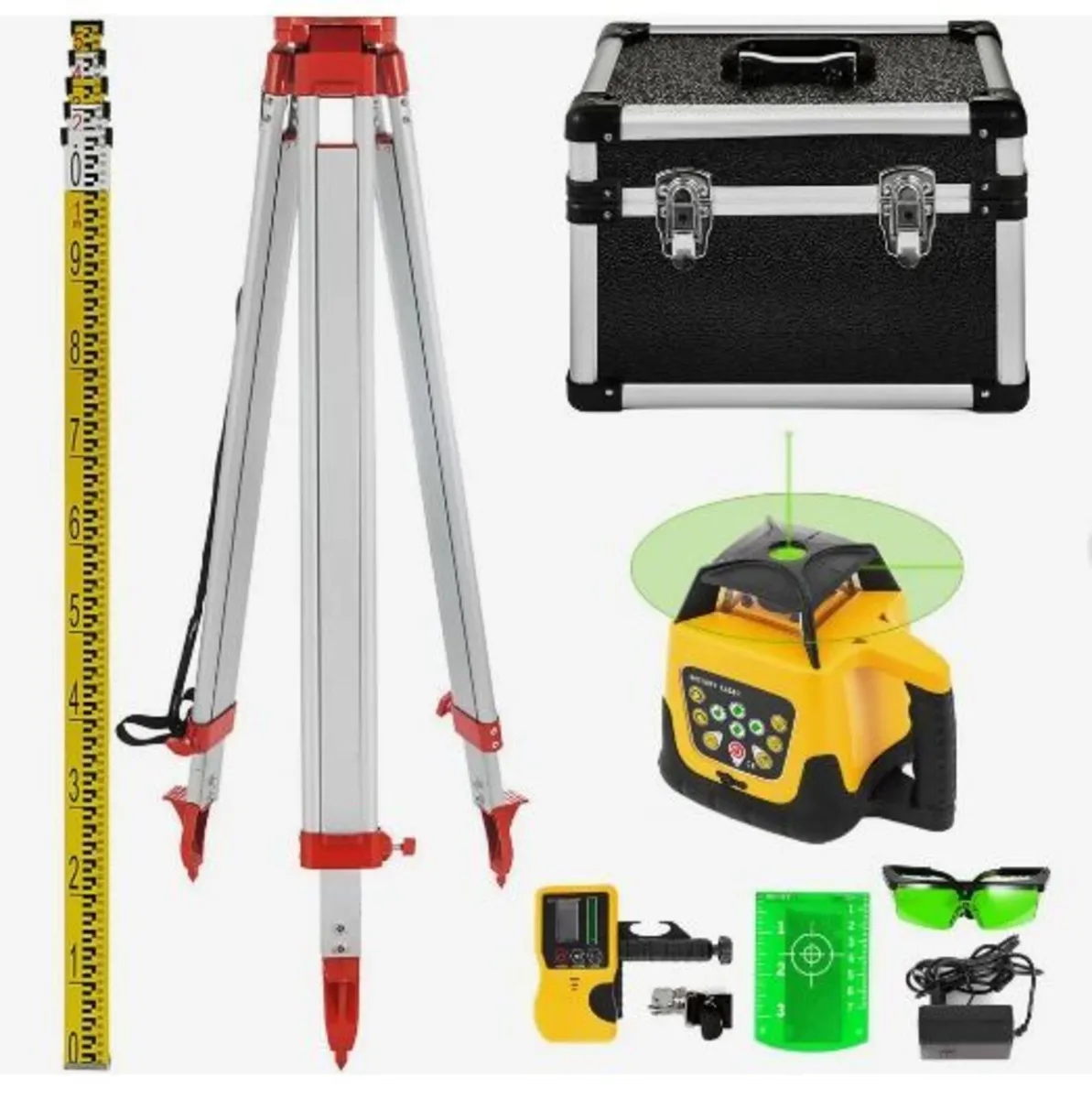Rotary Green Laser Kit 500M+1.65M Aluminum - Image 3