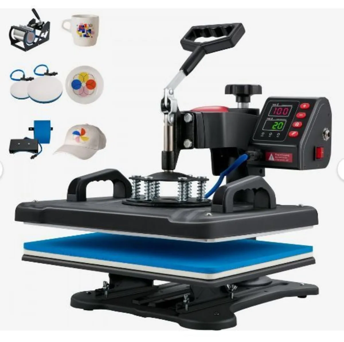 Heat Press, 5 in 1 Heat Press Machine - Image 4