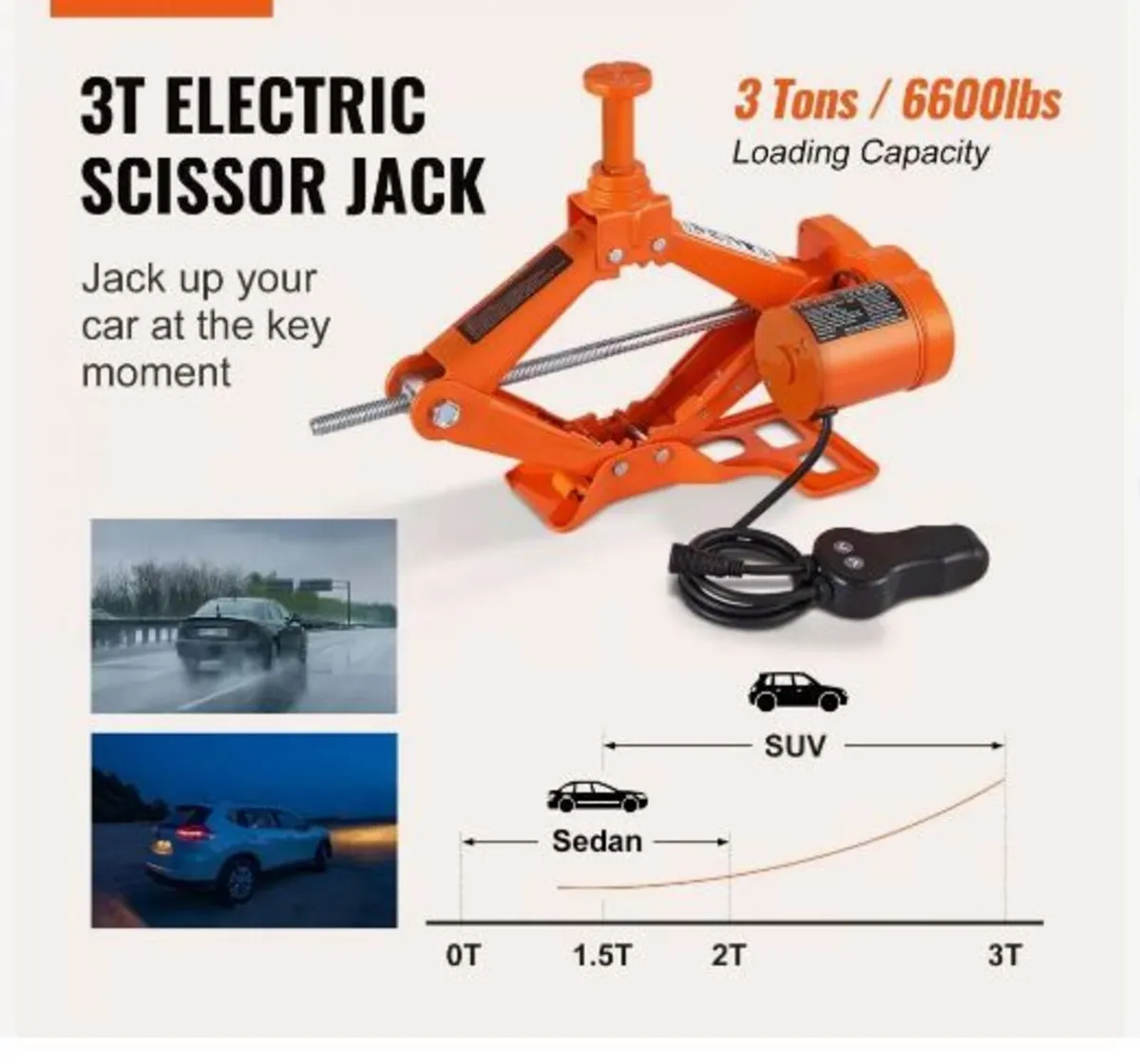 Electric Car Jack Floor Jack 3 Ton Electric - Image 3
