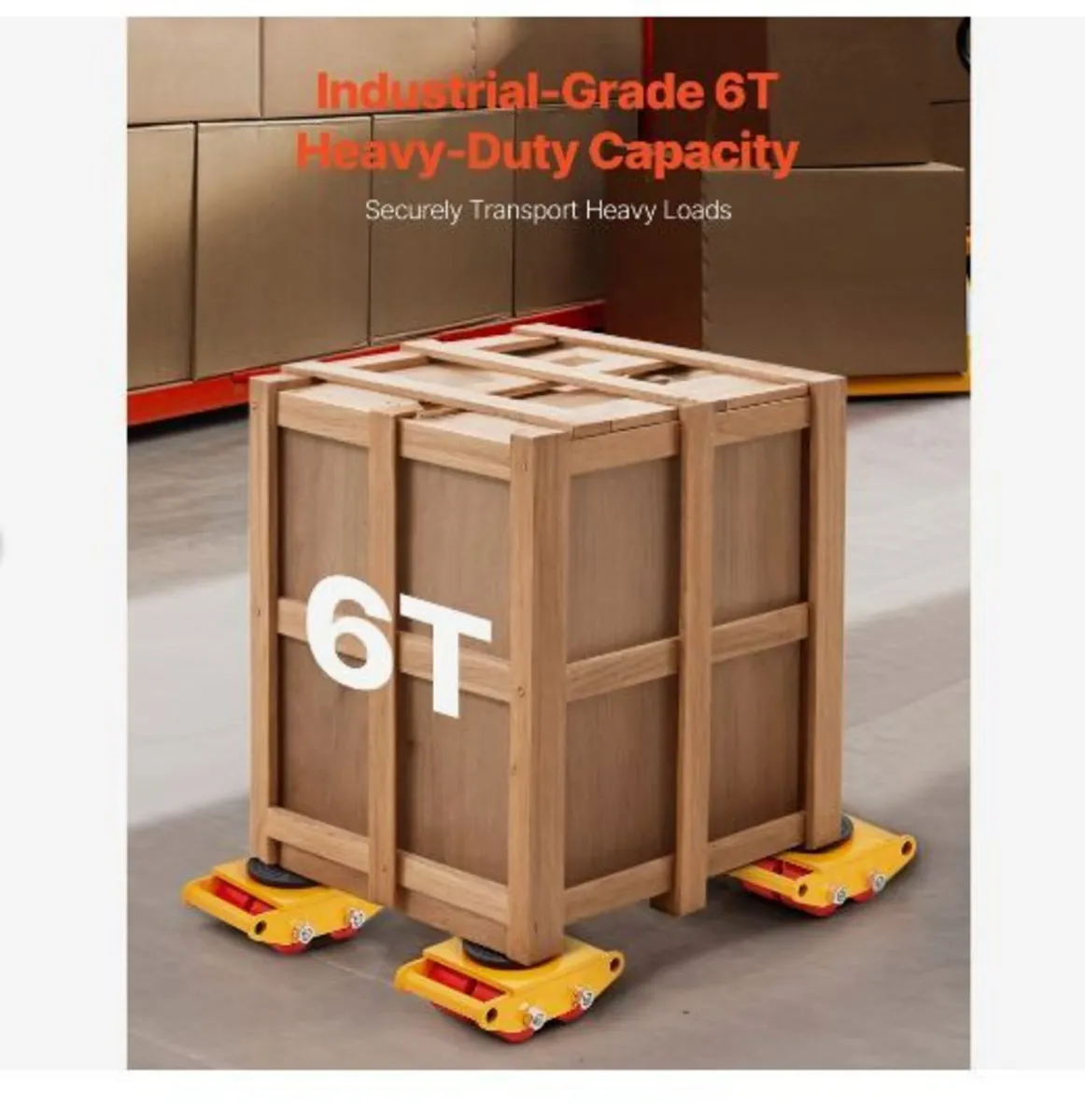 Machinery Skate Dolly, 13,200 LBS/6T Industrial - Image 2