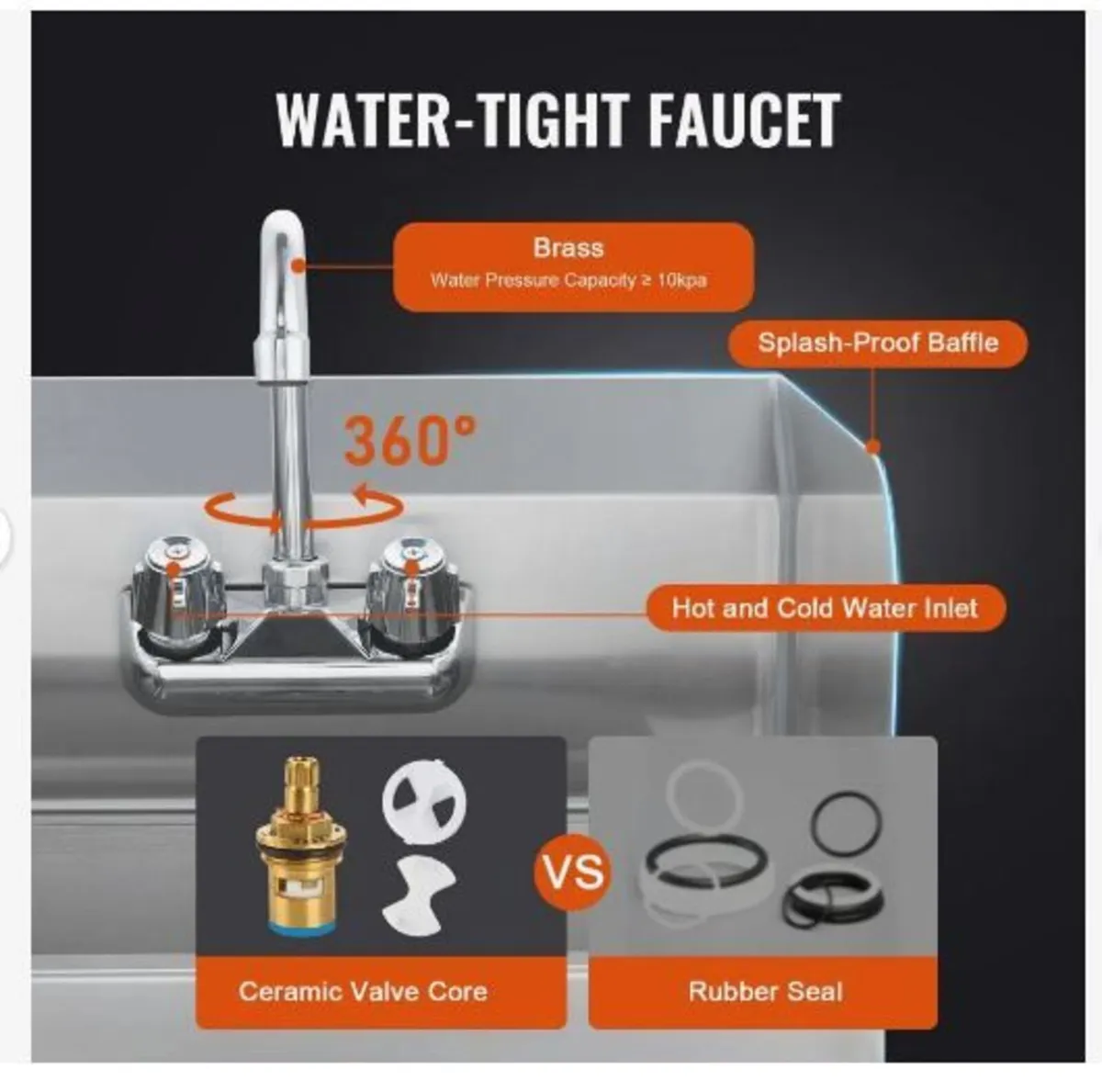 Commercial Hand Sink - Image 2