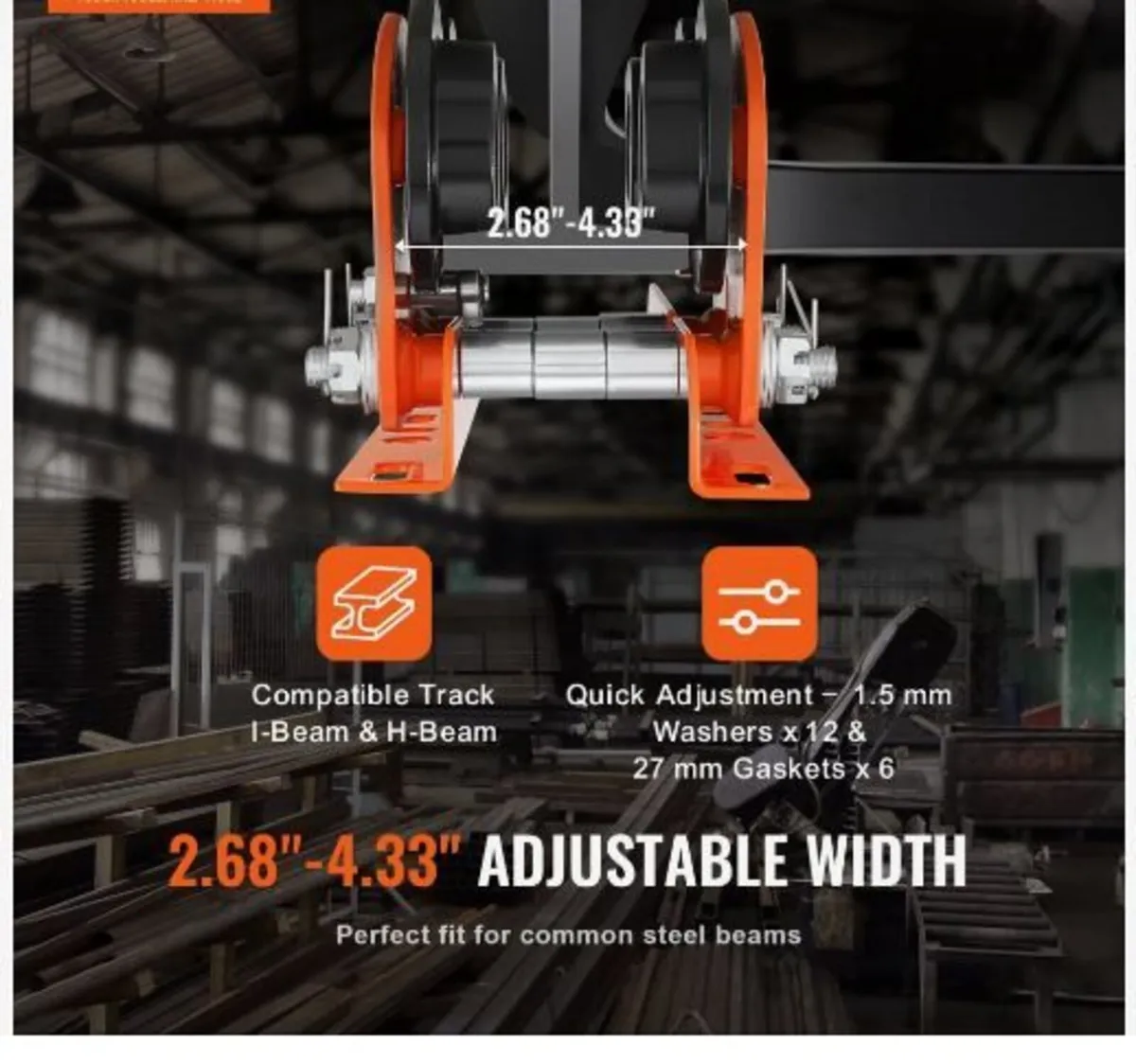 Electric Hoist Manual Trolley - Image 2