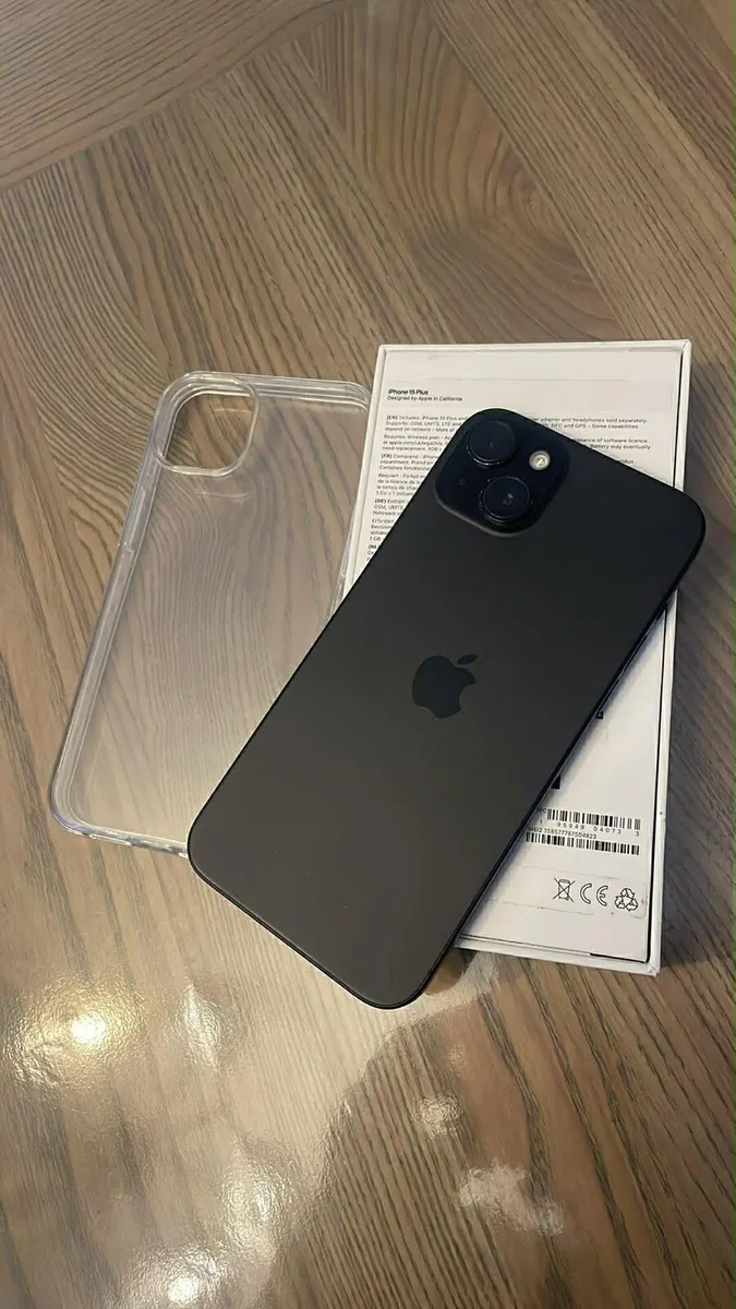 iPhone 15 plus black sim free 128GB with box - Image 4