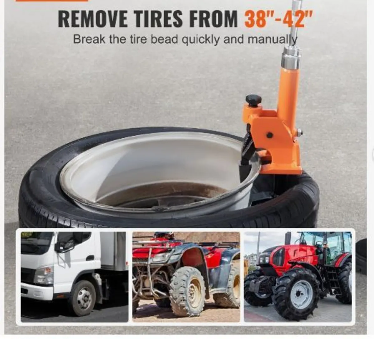 Manual Tire Bead Breaker, 96.5-106.7 mm - Image 1