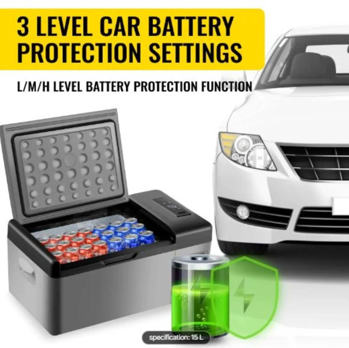 Portable Car Freezer, 15L Portable Refrigerator - Image 2