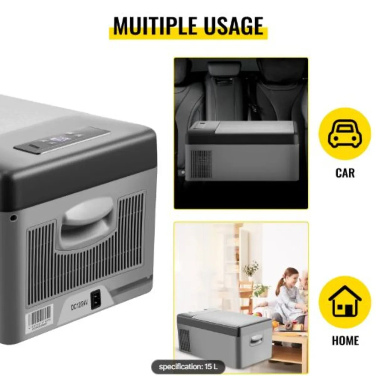 Portable Car Freezer, 15L Portable Refrigerator - Image 3