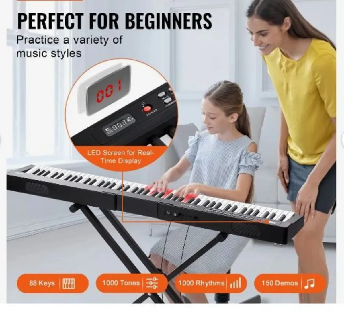 88 Key Digital Piano Keyboard - Image 2