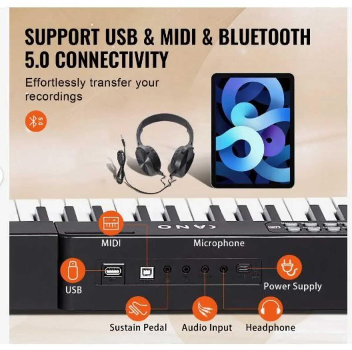 88 Key Digital Piano Keyboard - Image 4