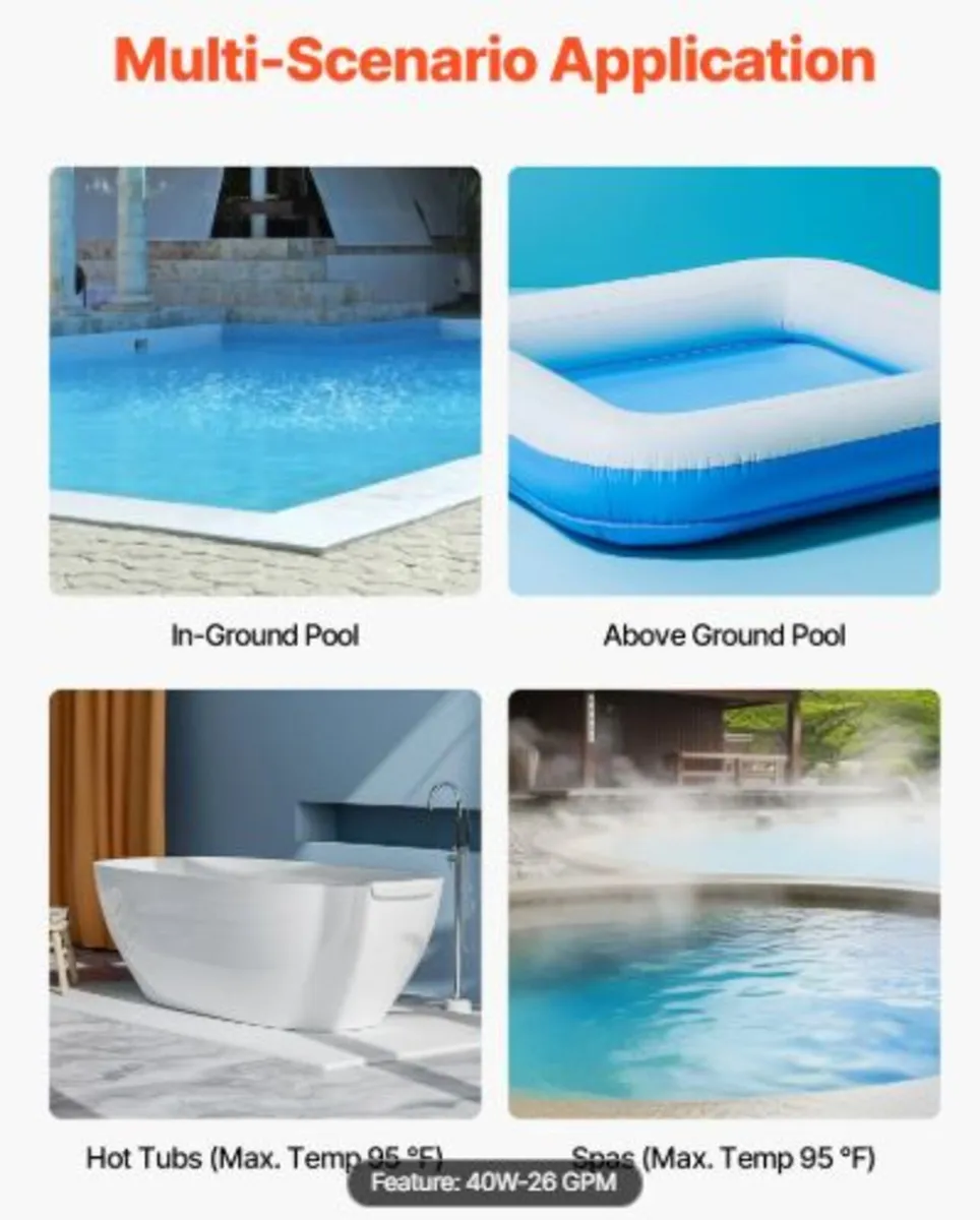 Pool Vacuum, 26 GPM Handheld Cordless Hot Tub - Image 3