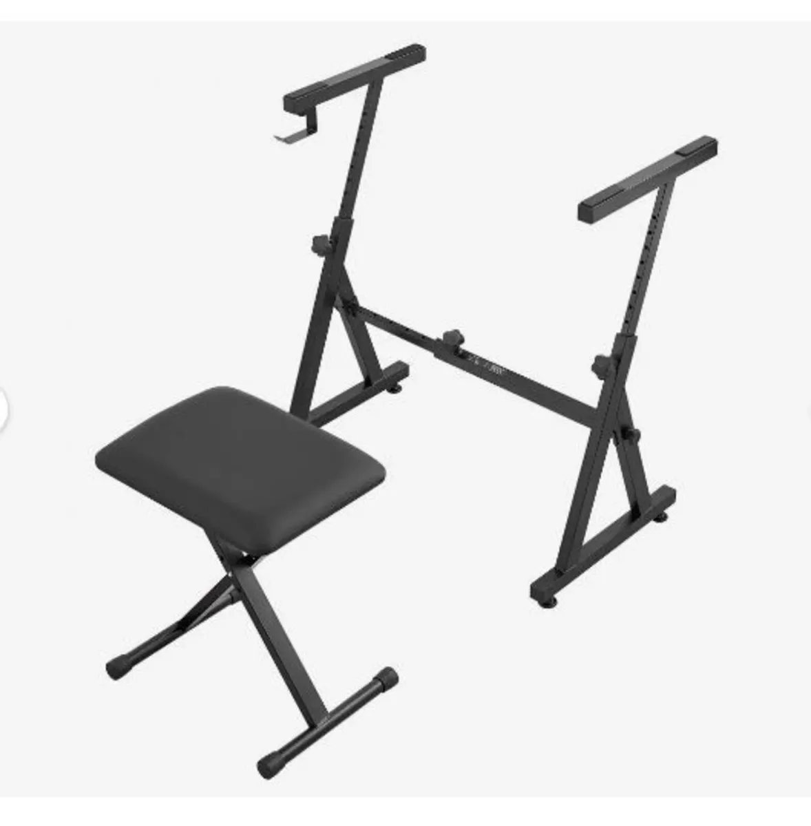 Piano Keyboard Stand and Bench Set - Image 1