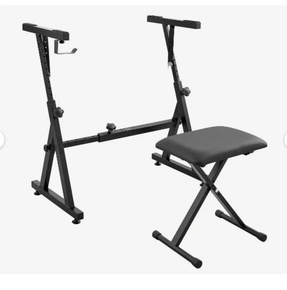 Piano Keyboard Stand and Bench Set - Image 2