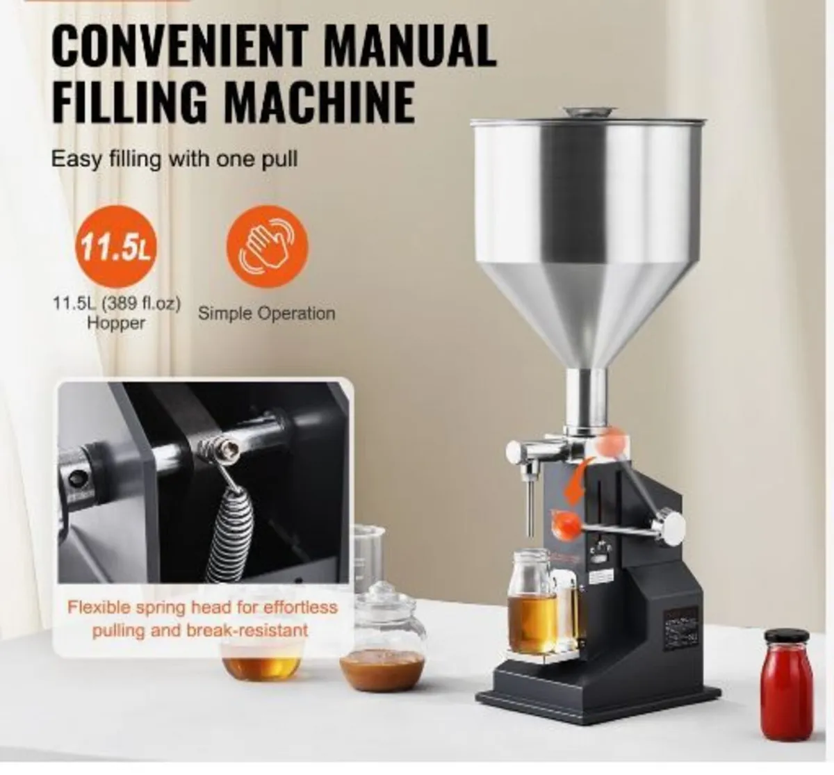 Manual Paste Liquid Filling Machine, - Image 3