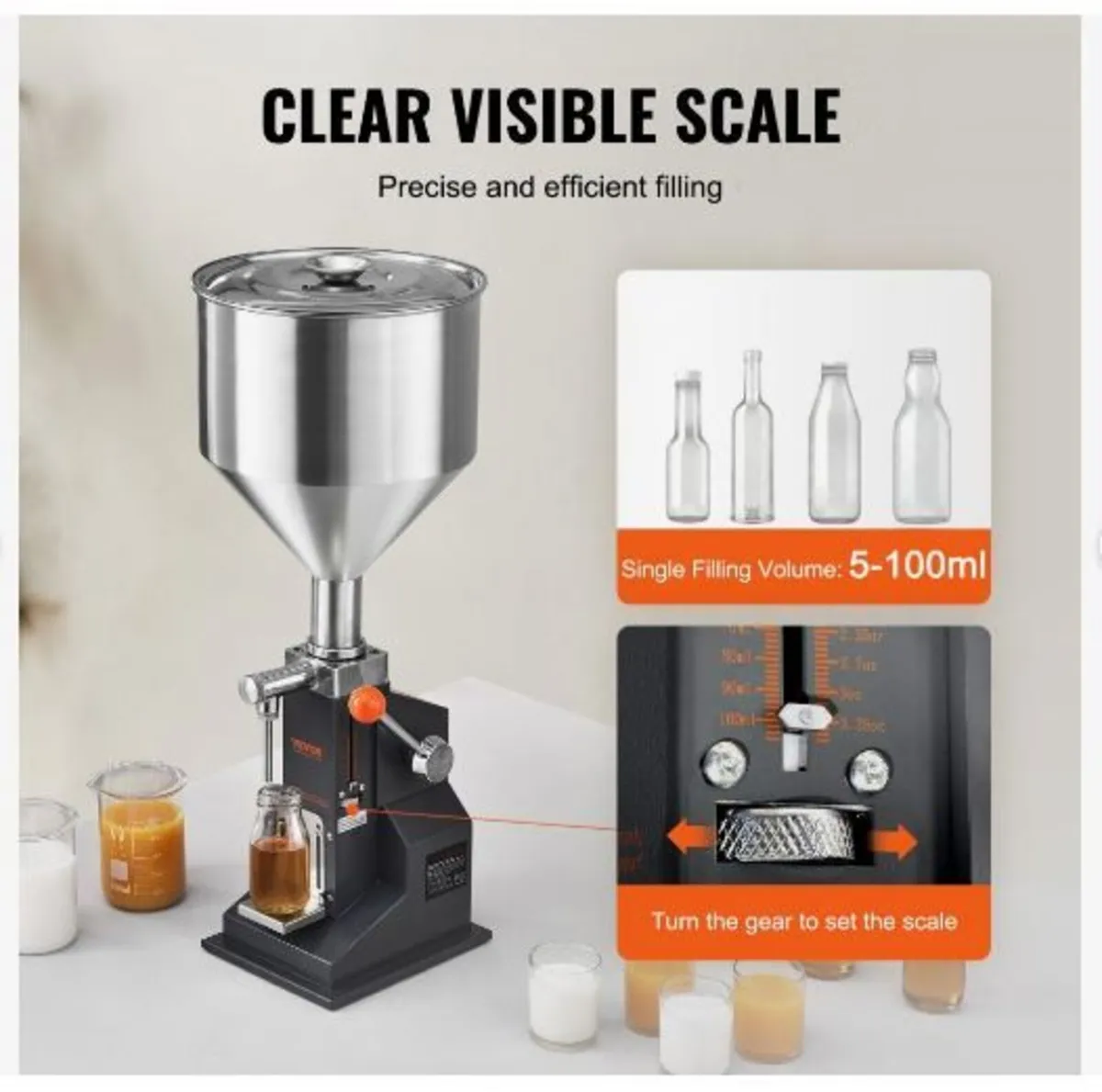 Manual Paste Liquid Filling Machine, - Image 4