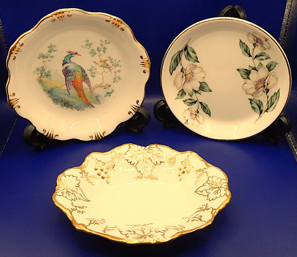 Selection of 5 Crown Derby & Worcester Pin Dishes - Image 2