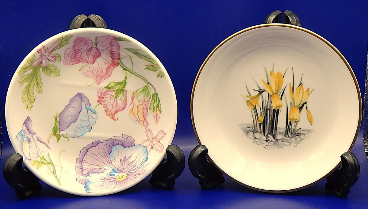Selection of 5 Crown Derby & Worcester Pin Dishes - Image 3