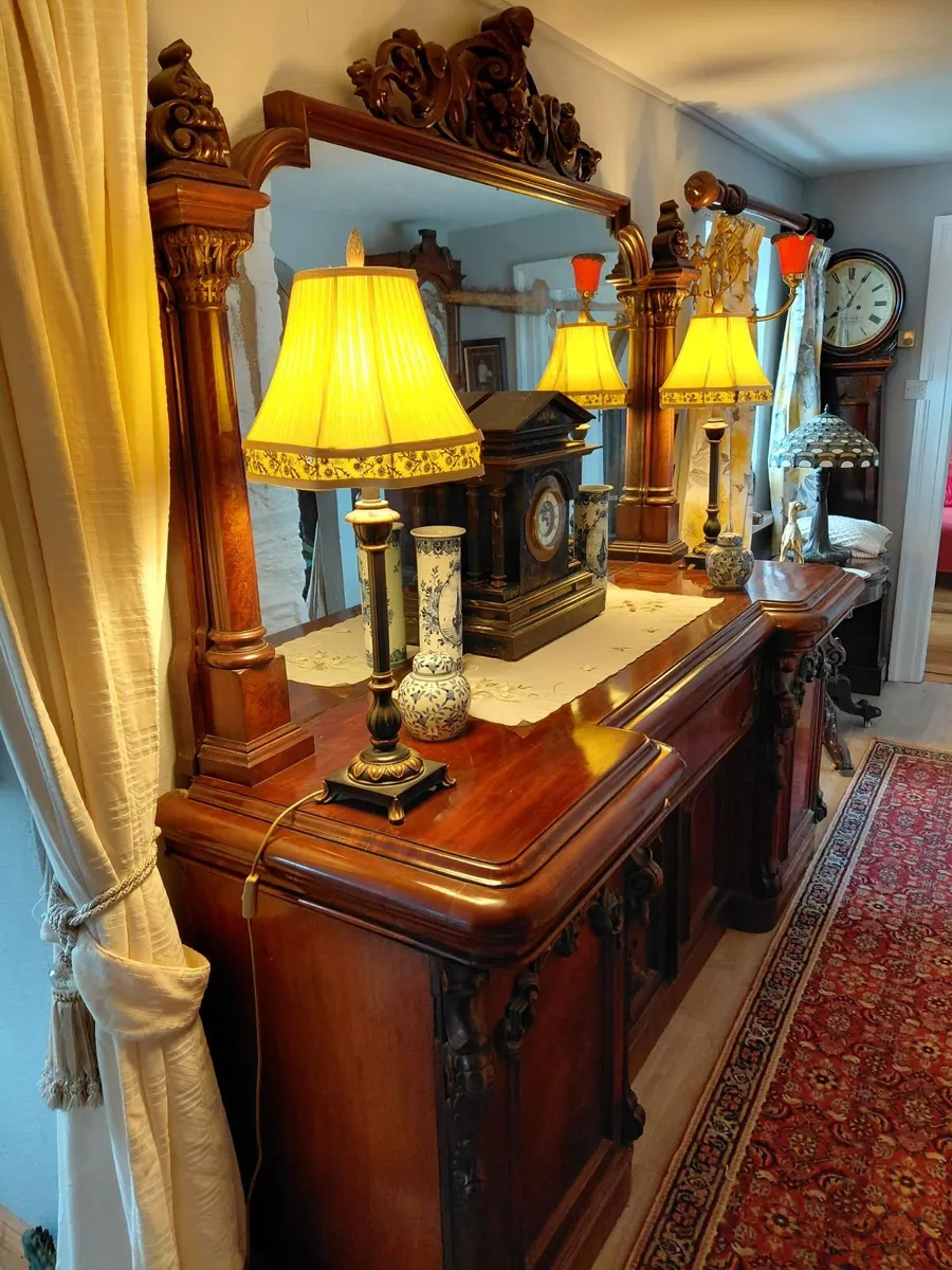 Large Victorian sideboard - Image 3
