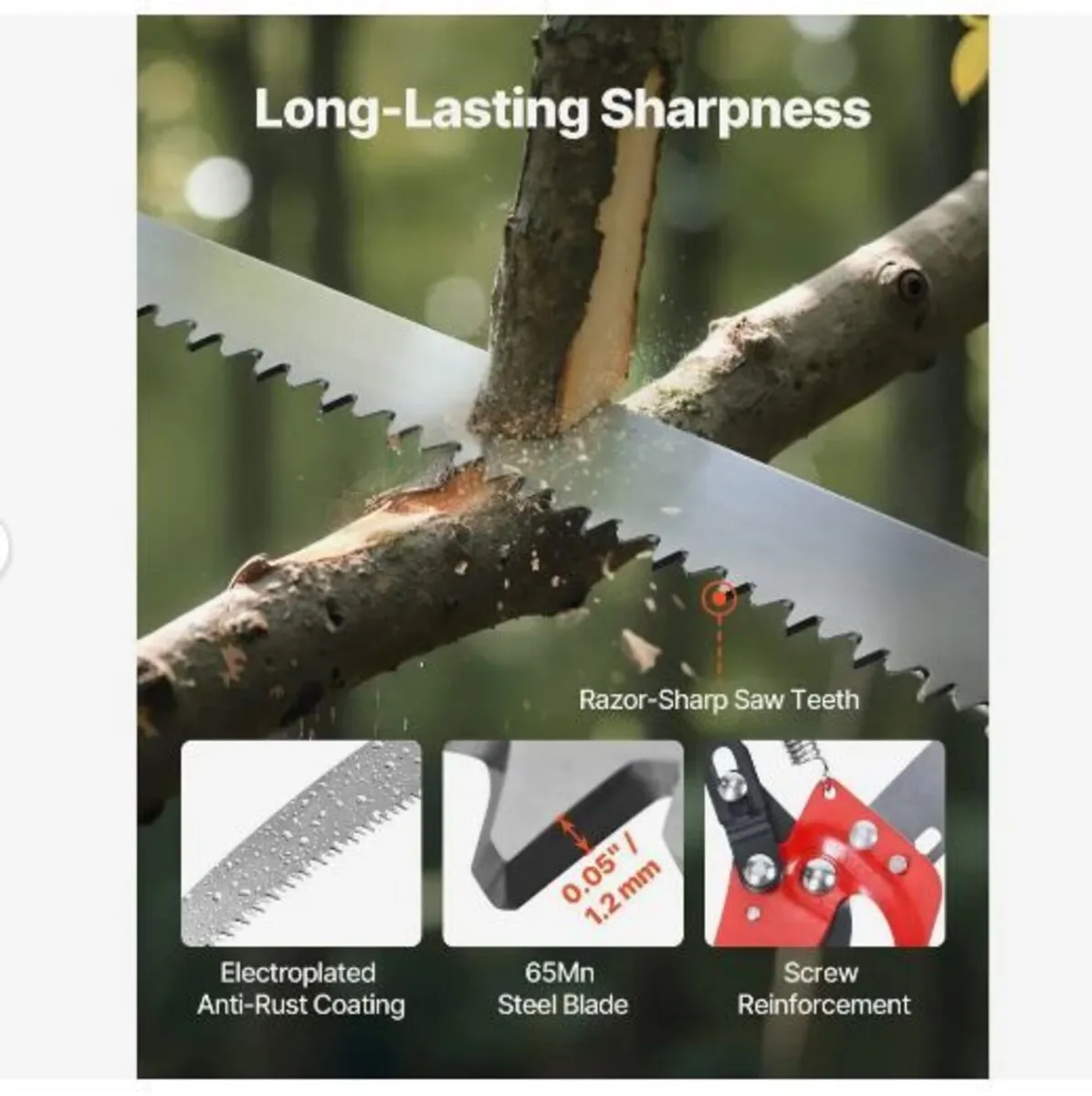 Manual Pole Saw, 118-809.3 cm - Image 4